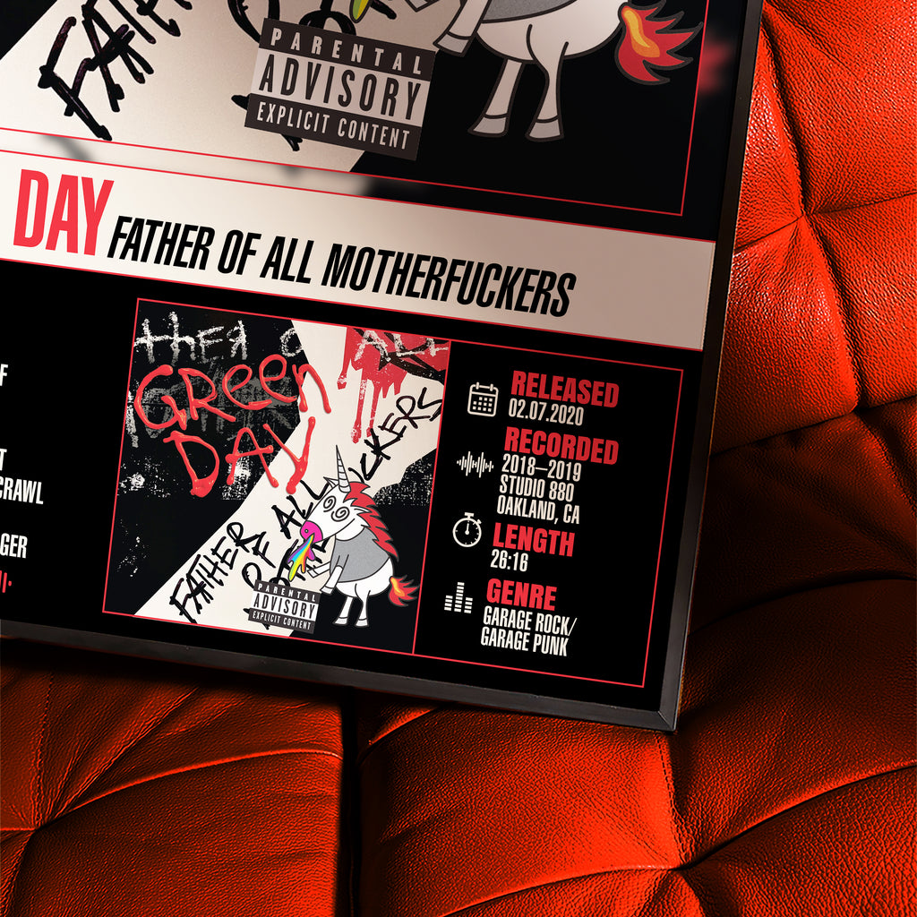 Green Day - Father Of All Motherfuckers | Album Poster (Digital Download)