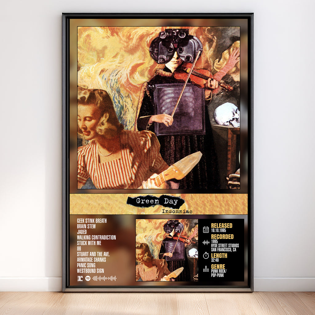 Green Day – Insomniac | Album Poster (Digital Download)
