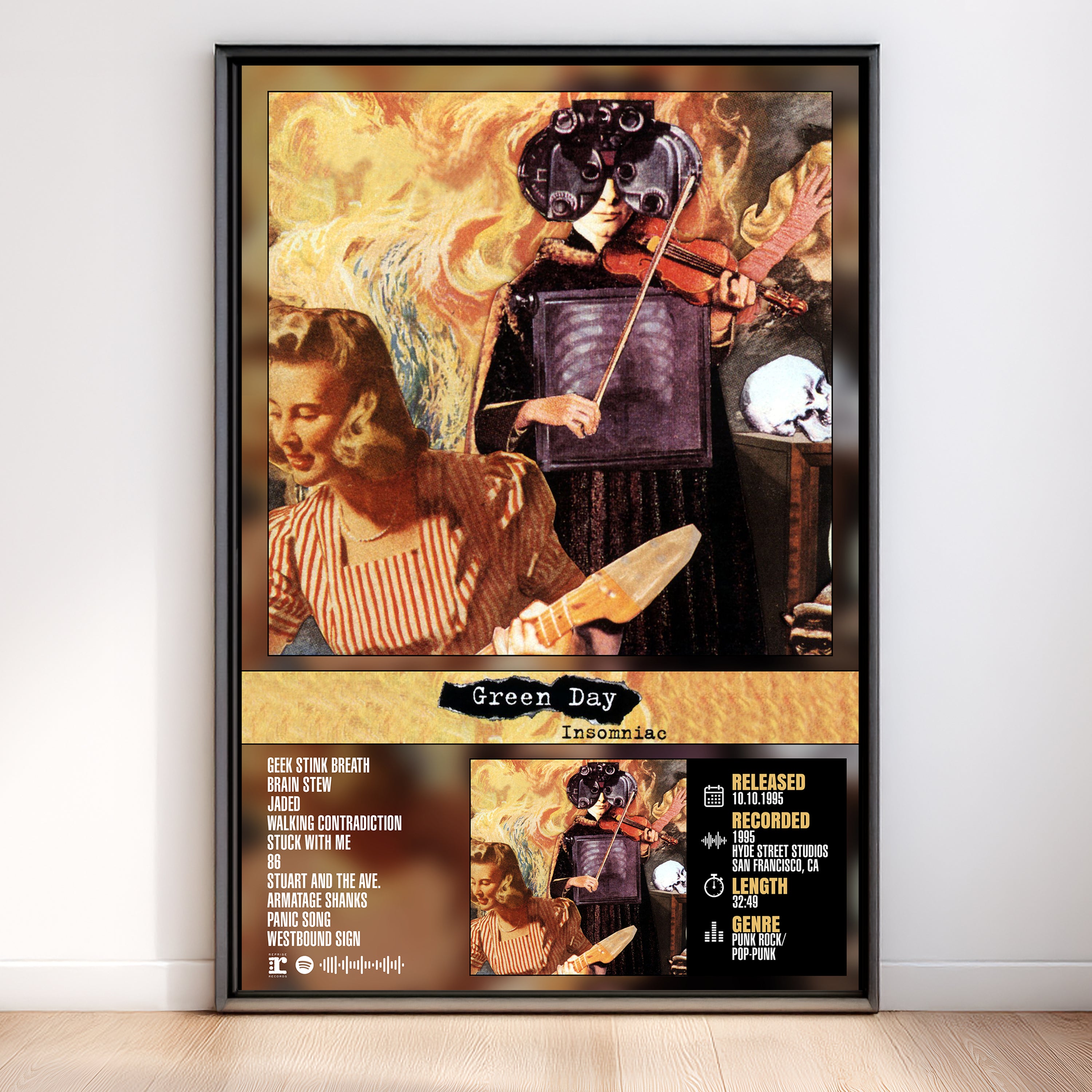 Green Day – Insomniac | Album Poster (Digital Download)