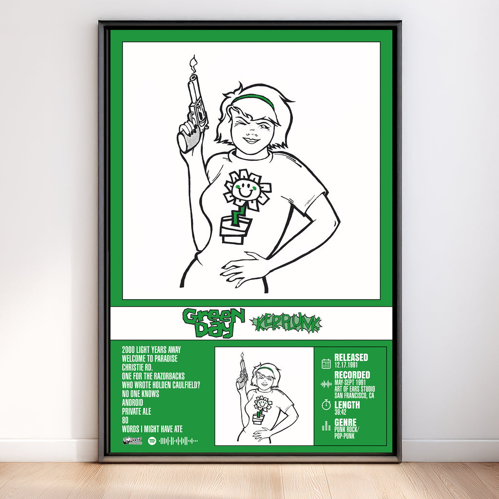 Green Day – Kerplunk | Album Poster (Digital Download)