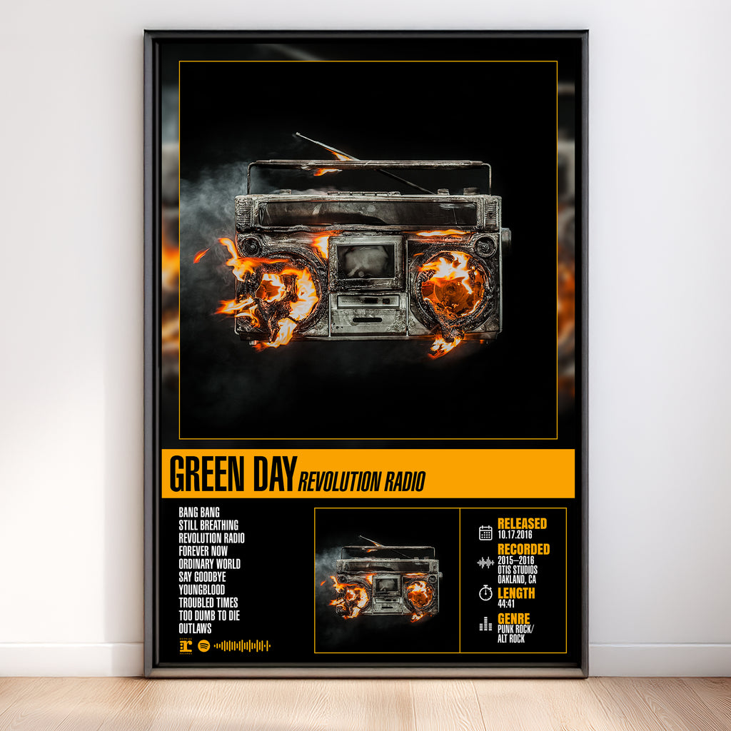 Green Day - Revolution Radio | Album Poster (Digital Download)