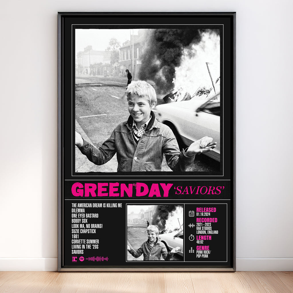 Green Day - Saviors | Album Poster (Digital Download)