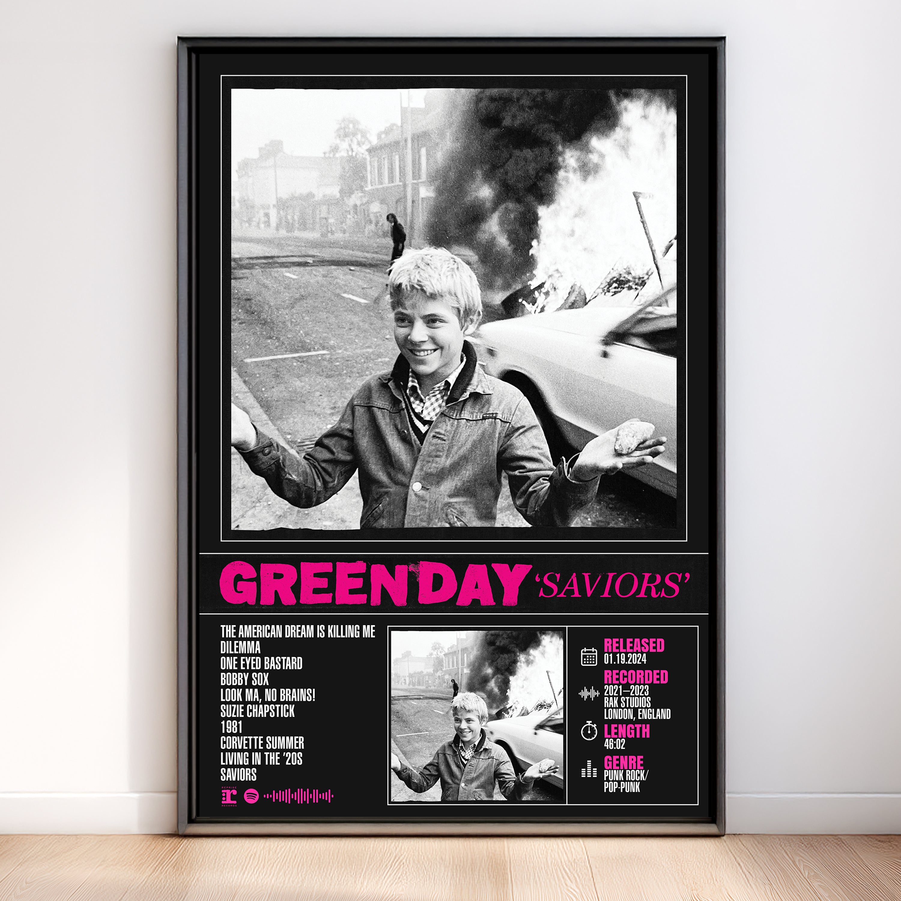 Green Day - Saviors | Album Poster (Digital Download)