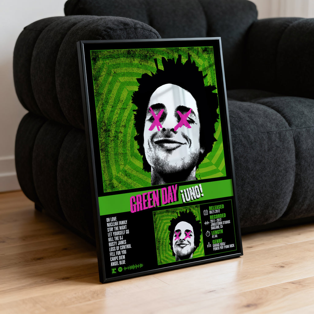 Green Day - ¡Uno! | Album Poster (Digital Download)