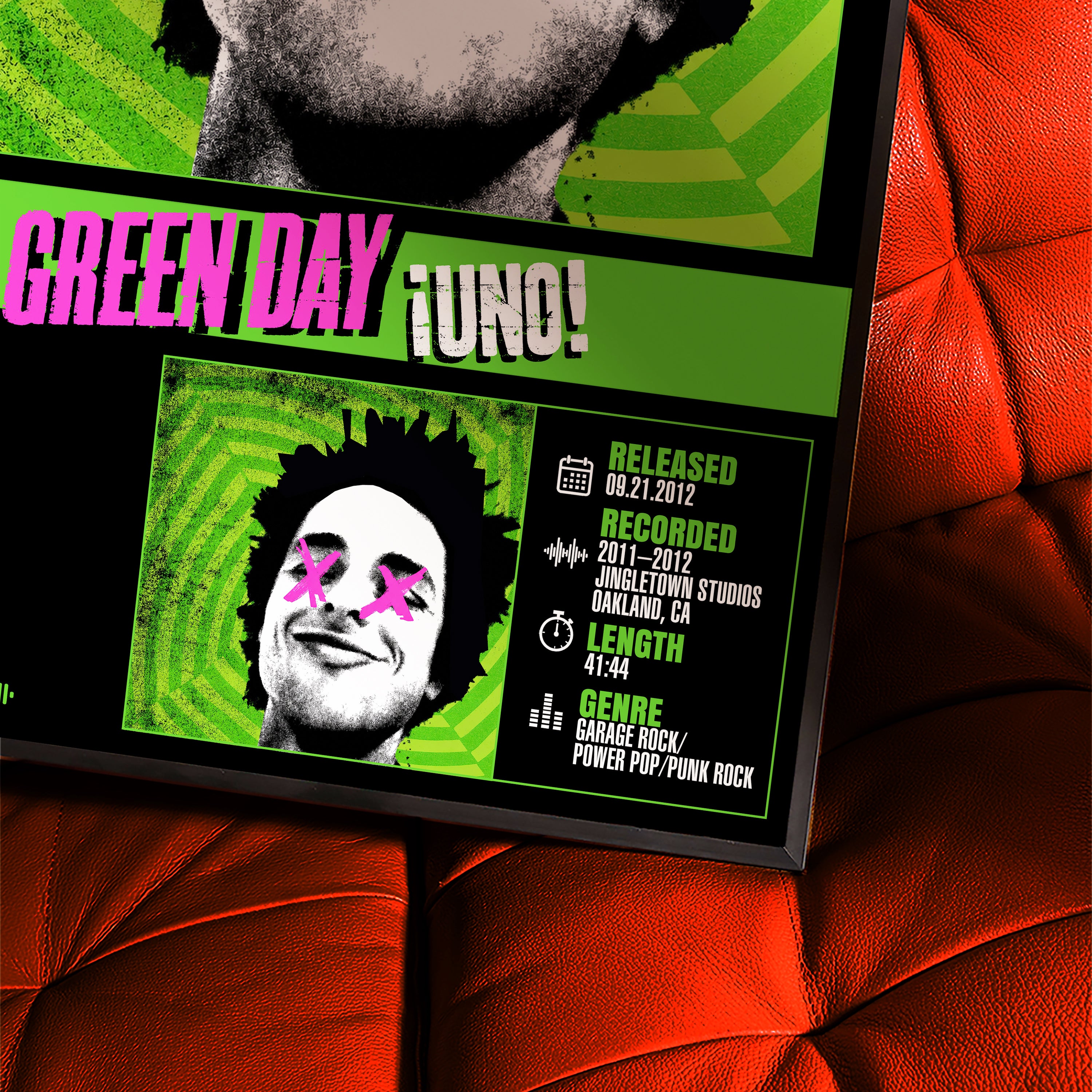 Green Day - ¡Uno! | Album Poster (Digital Download)