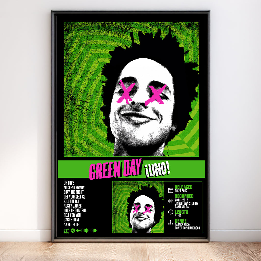 Green Day - ¡Uno! | Album Poster (Digital Download)