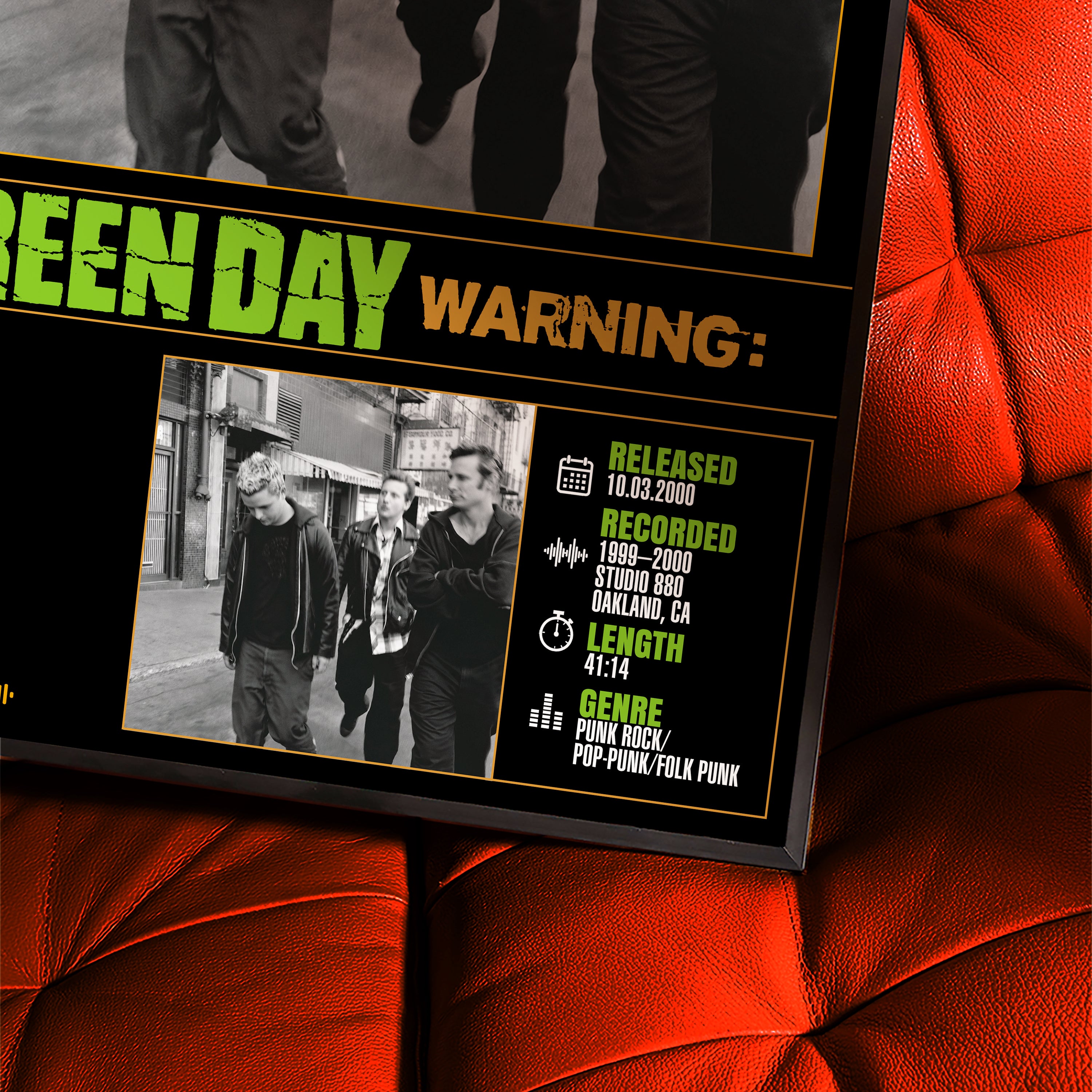 Green Day – Warning | Album Poster (Digital Download)
