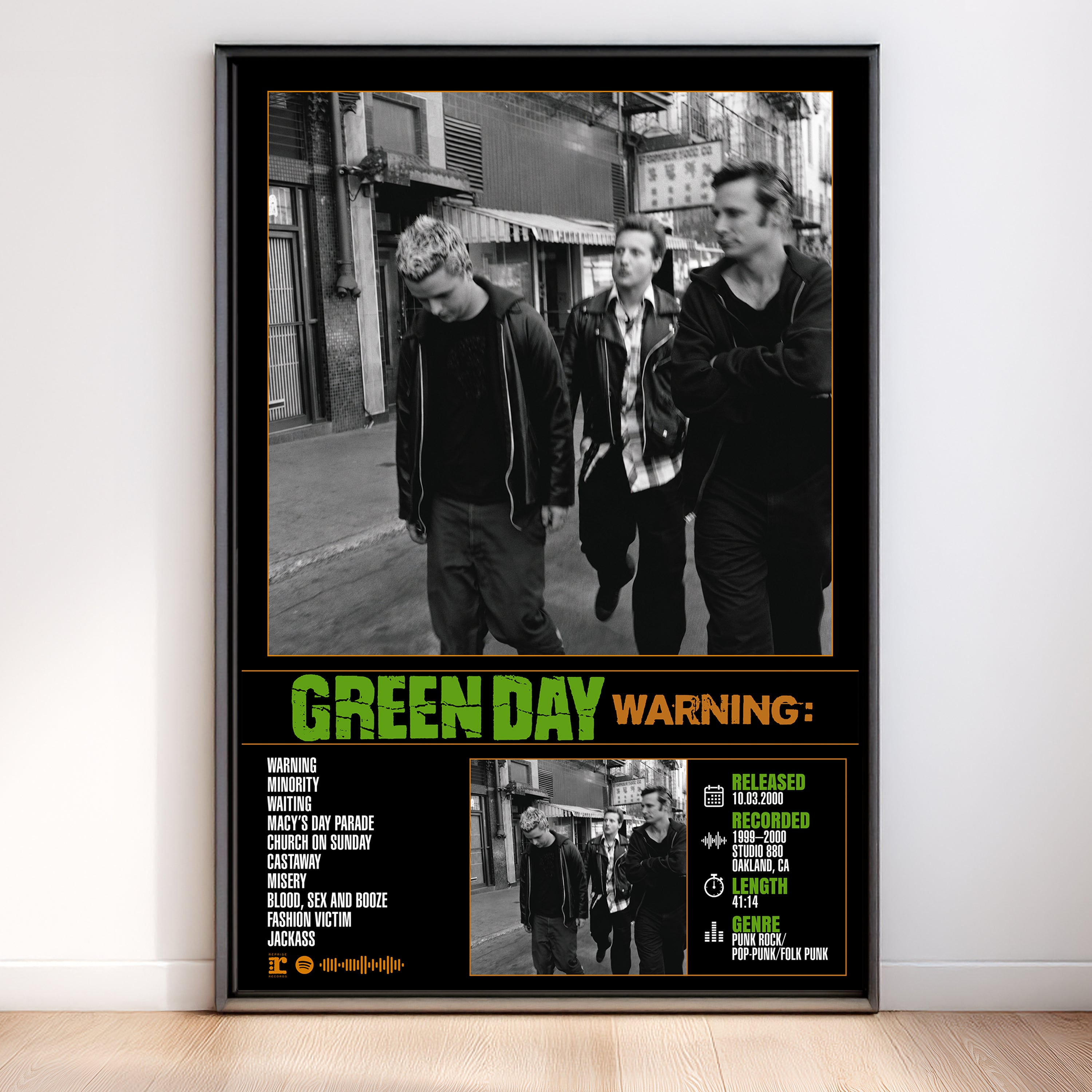 Green Day – Warning | Album Poster (Digital Download)