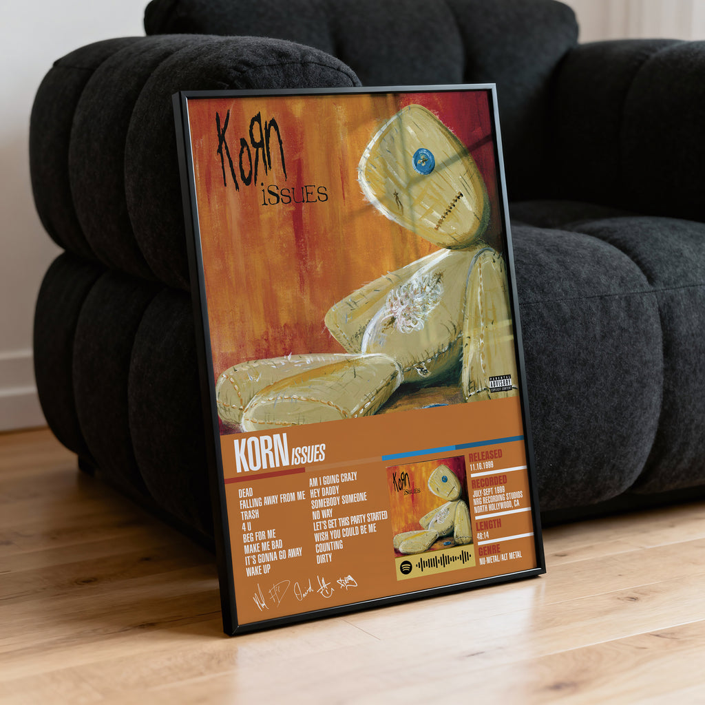 Korn – Issues | Tracklist Poster