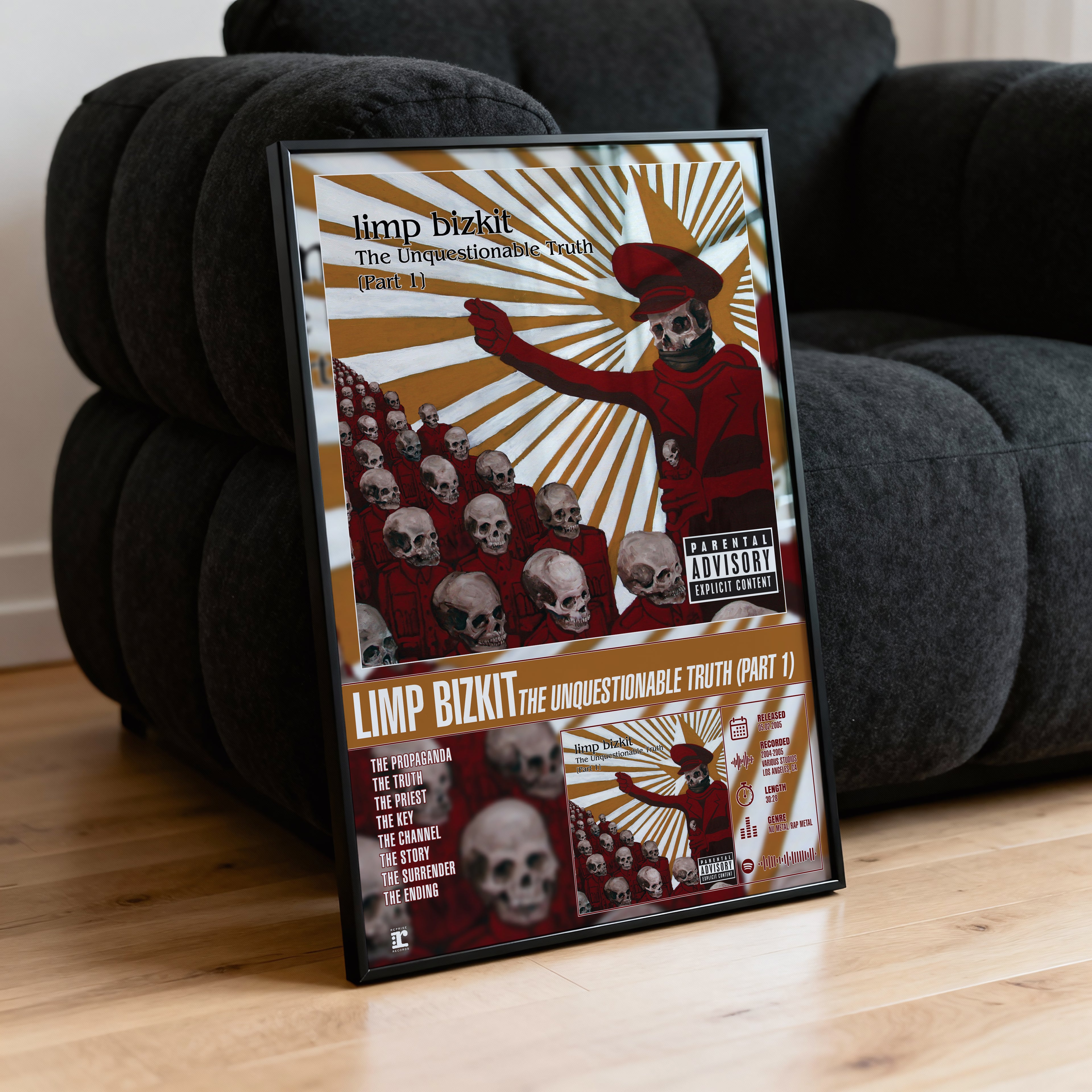 Limp Bizkit - The Unquestionable Truth (Part 1) | Tracklist Poster