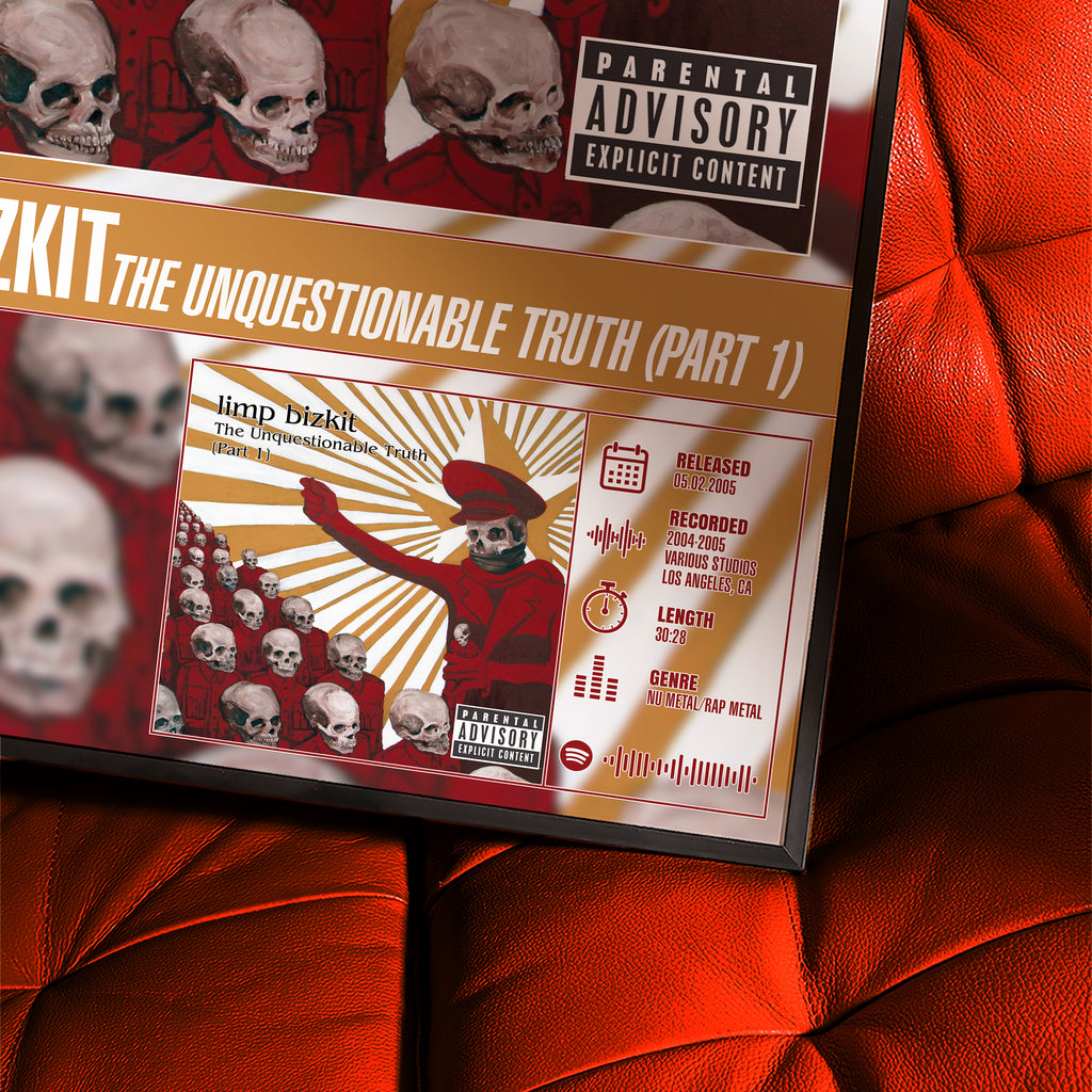 Limp Bizkit - The Unquestionable Truth (Part 1) | Tracklist Poster