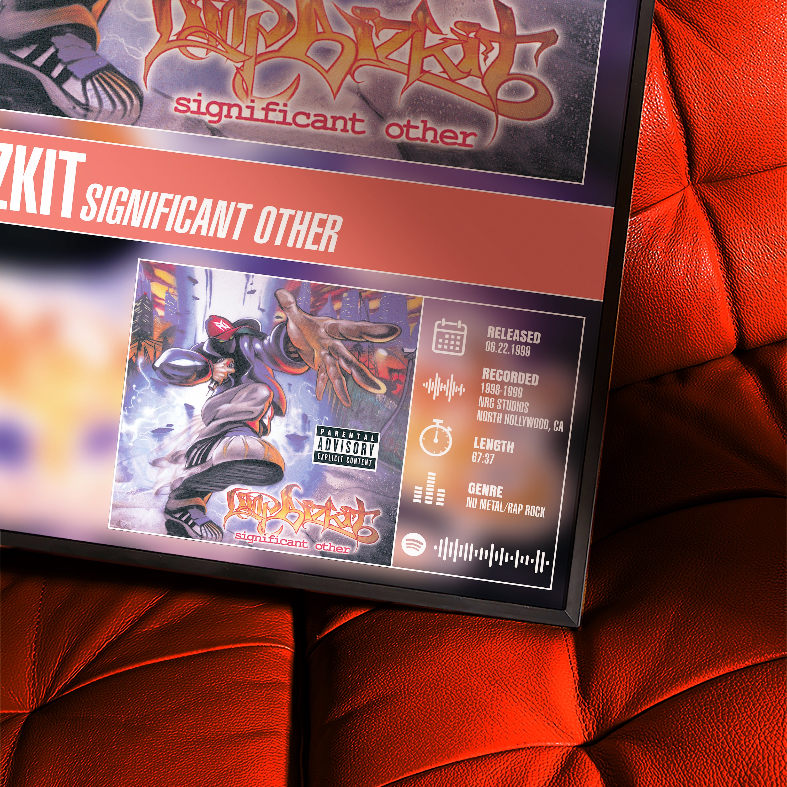 Limp Bizkit - Significant Other | Tracklist Poster