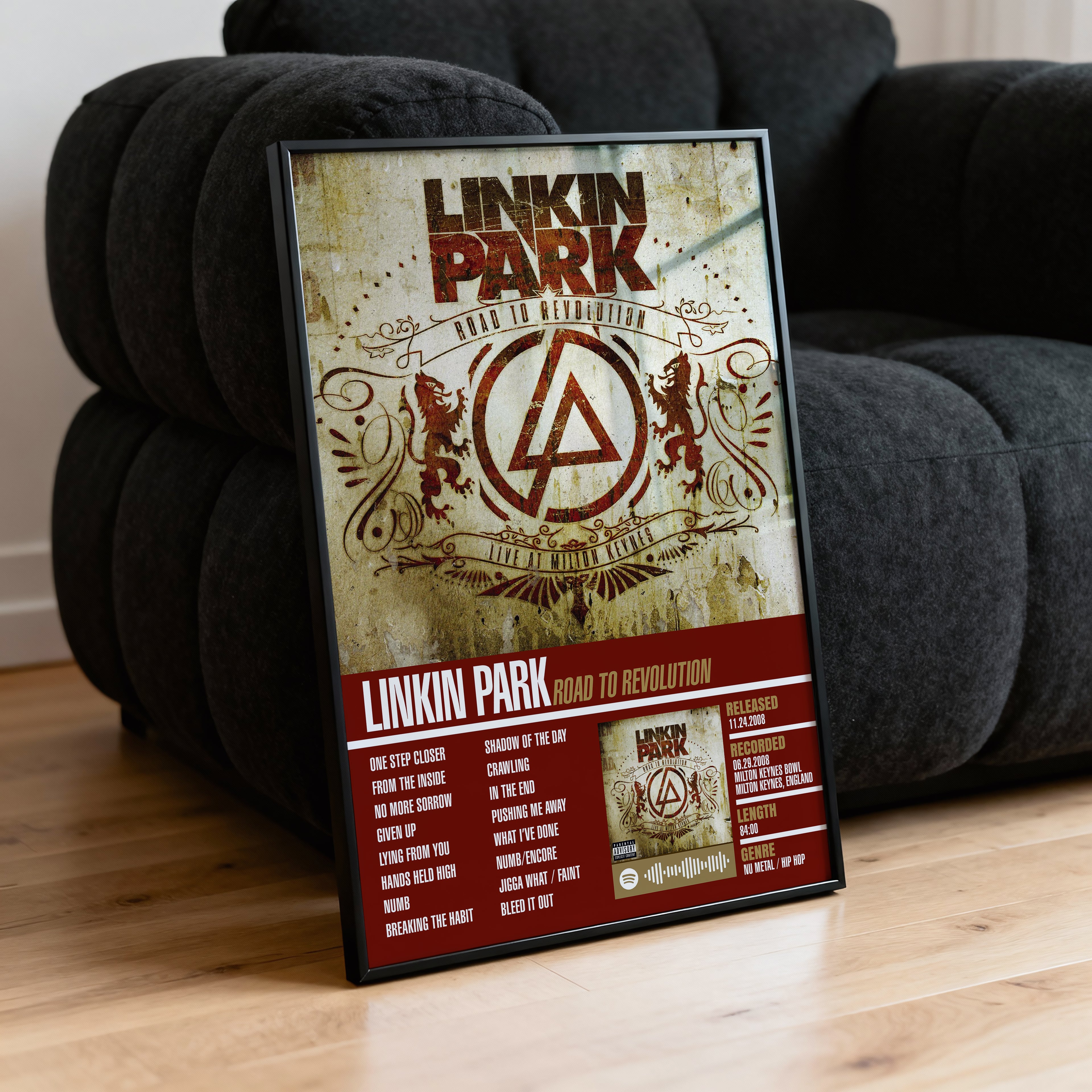 Linkin Park – Road to Revolution | Tracklist Poster