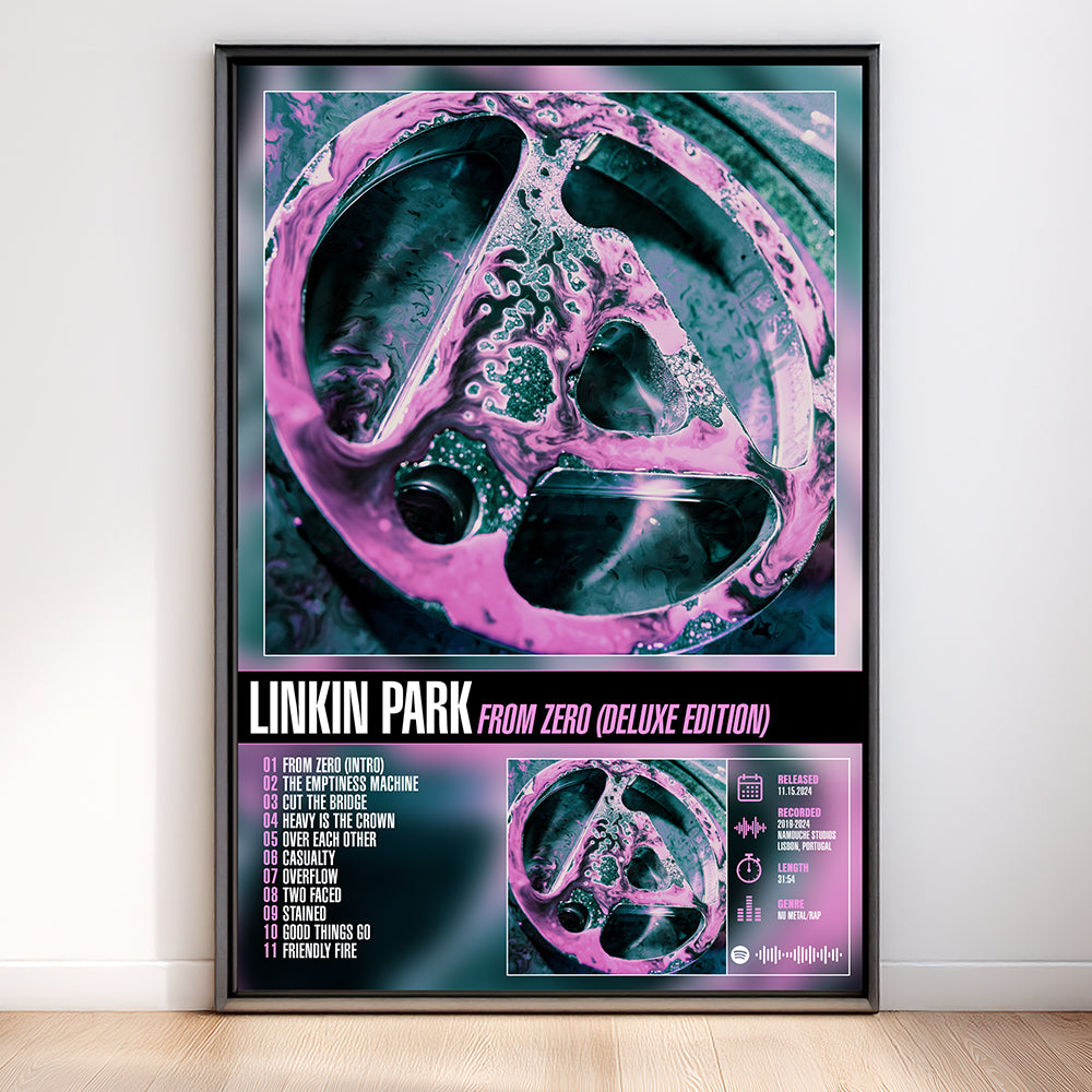 Linkin Park – From Zero (Deluxe Edition) | Tracklist Poster