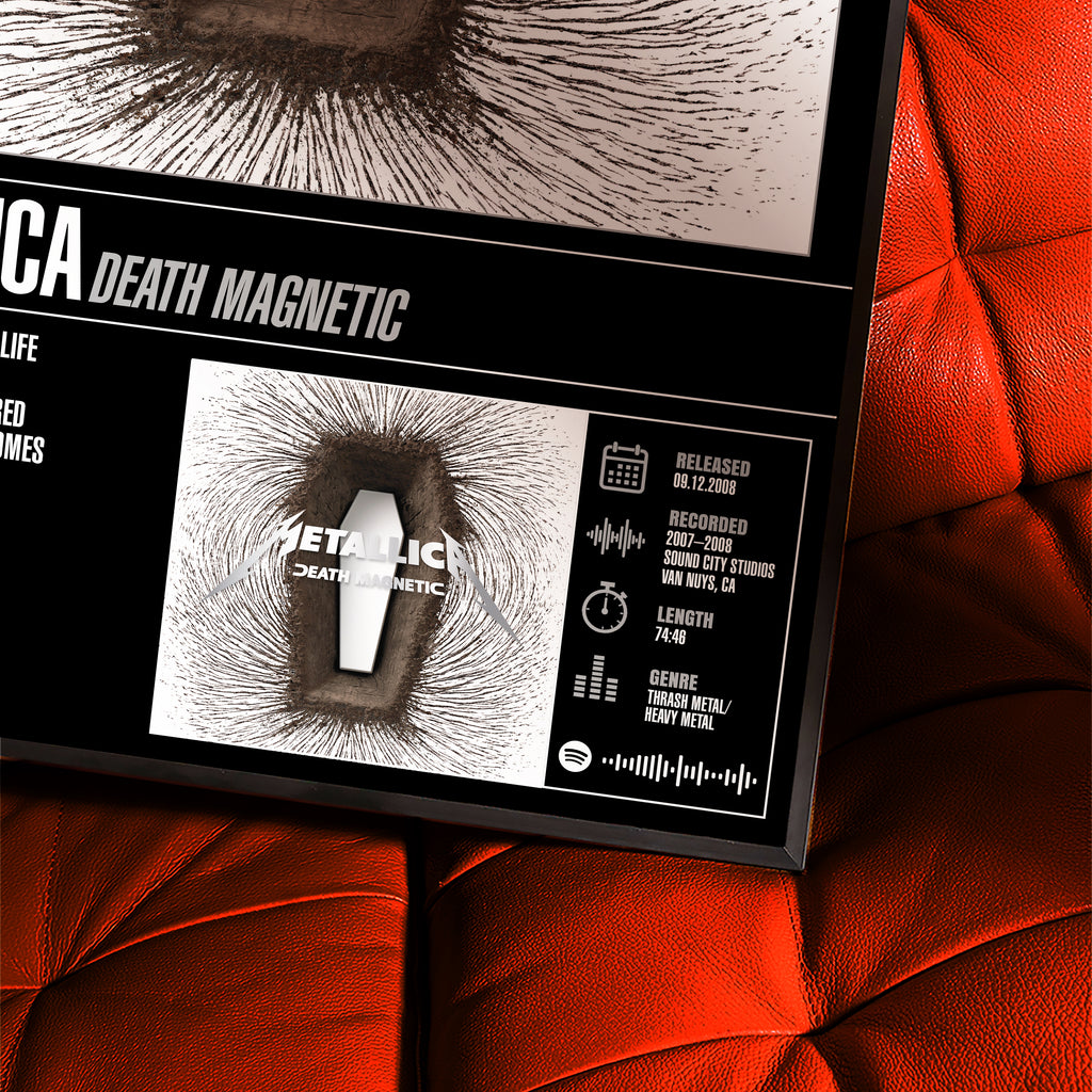 Metallica - Death Magnetic | Tracklist Poster