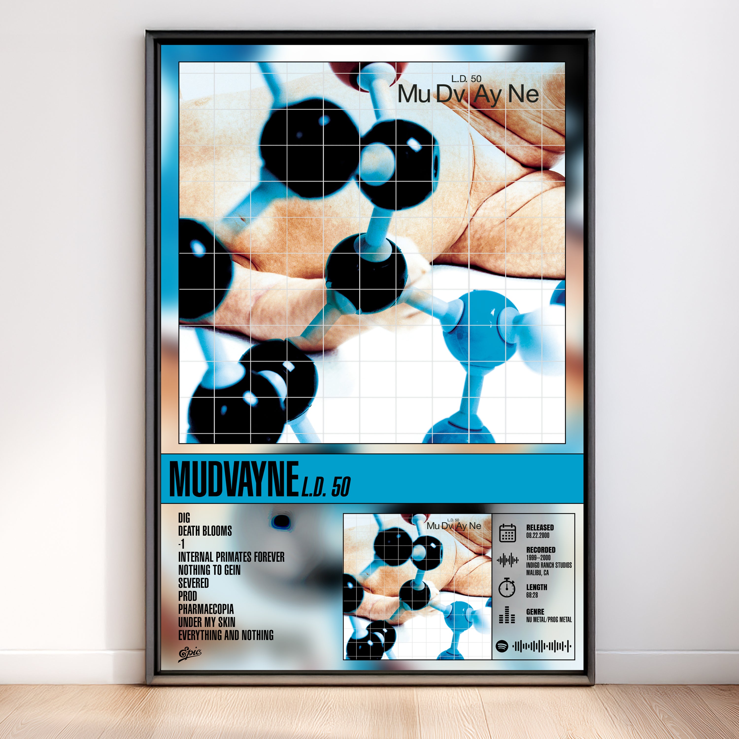 Mudvayne - L.D. 50 | Tracklist Poster