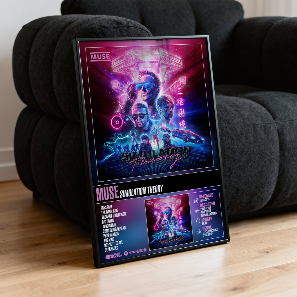 Muse - Simulation Theory | Album Poster (Digital Download)