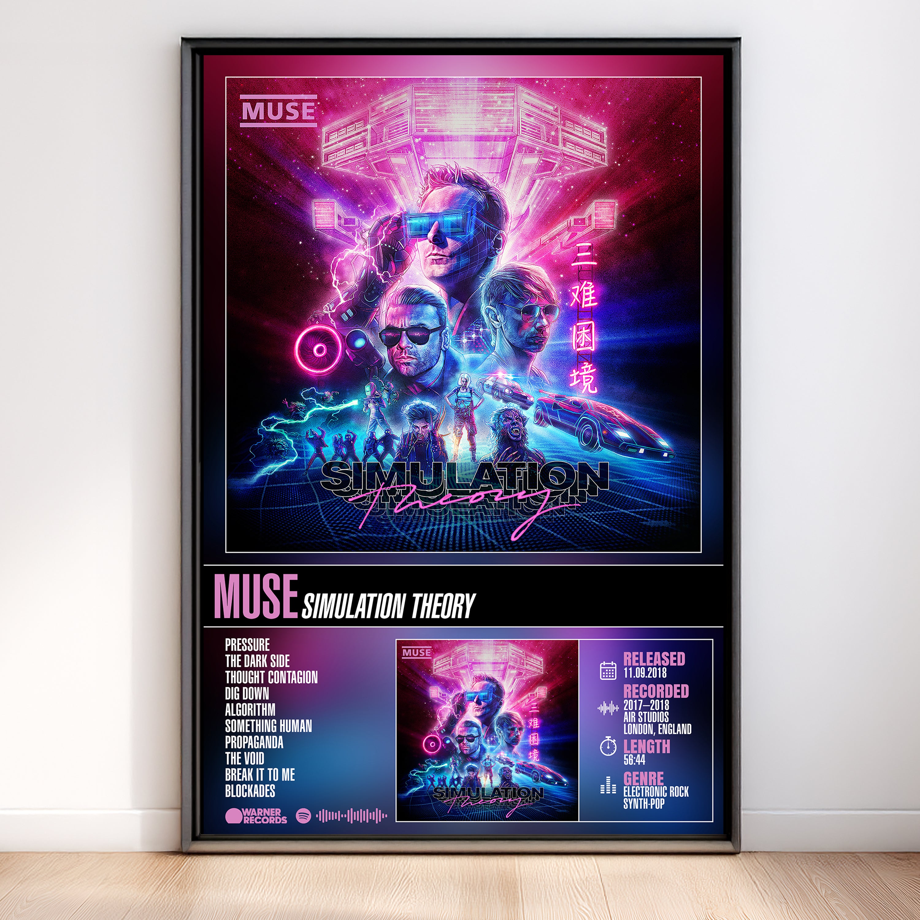 Muse - Simulation Theory | Album Poster (Digital Download)