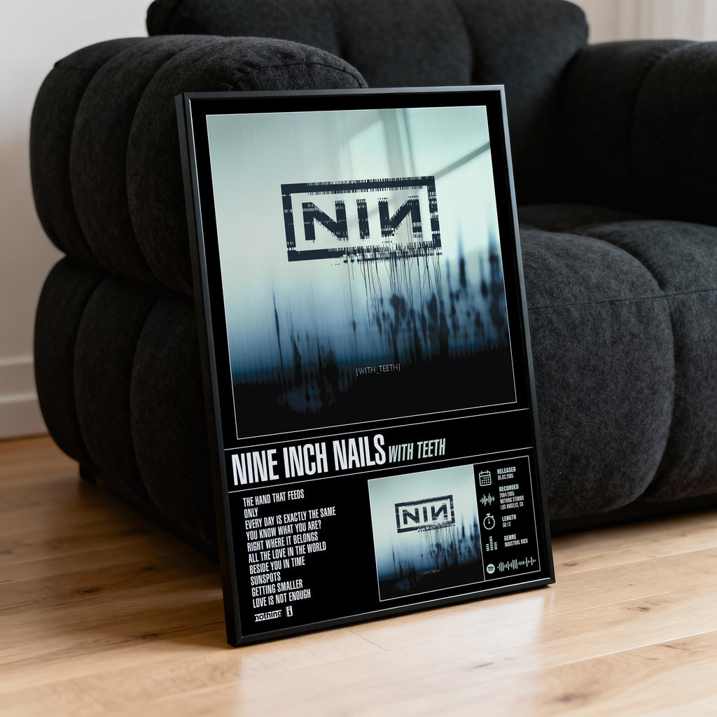 Nine Inch Nails – With Teeth | Tracklist Poster