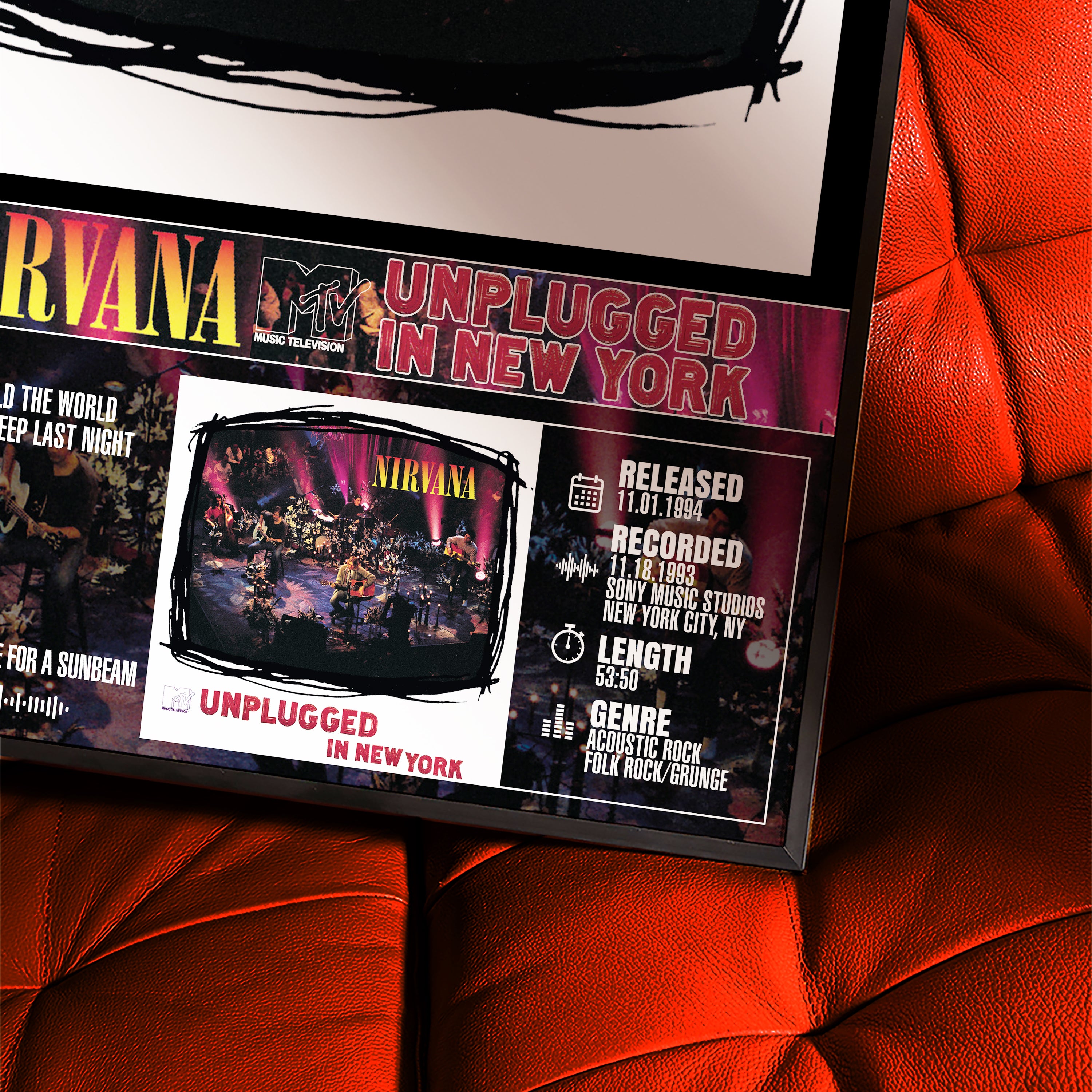 Nirvana – MTV Unplugged in New York | Album Poster