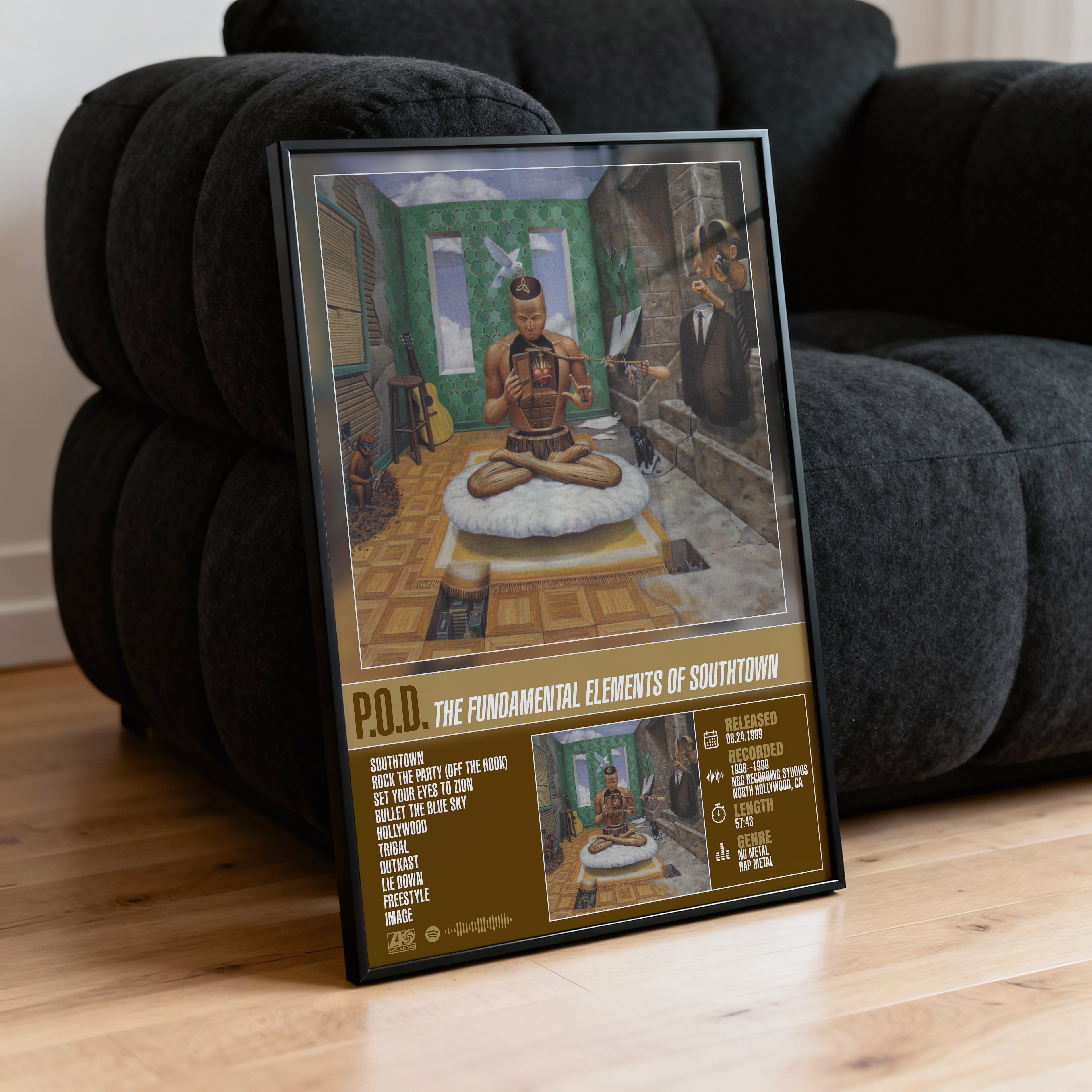 P.O.D. - The Fundamental Elements of Southtown | Album Poster (Digital Download)