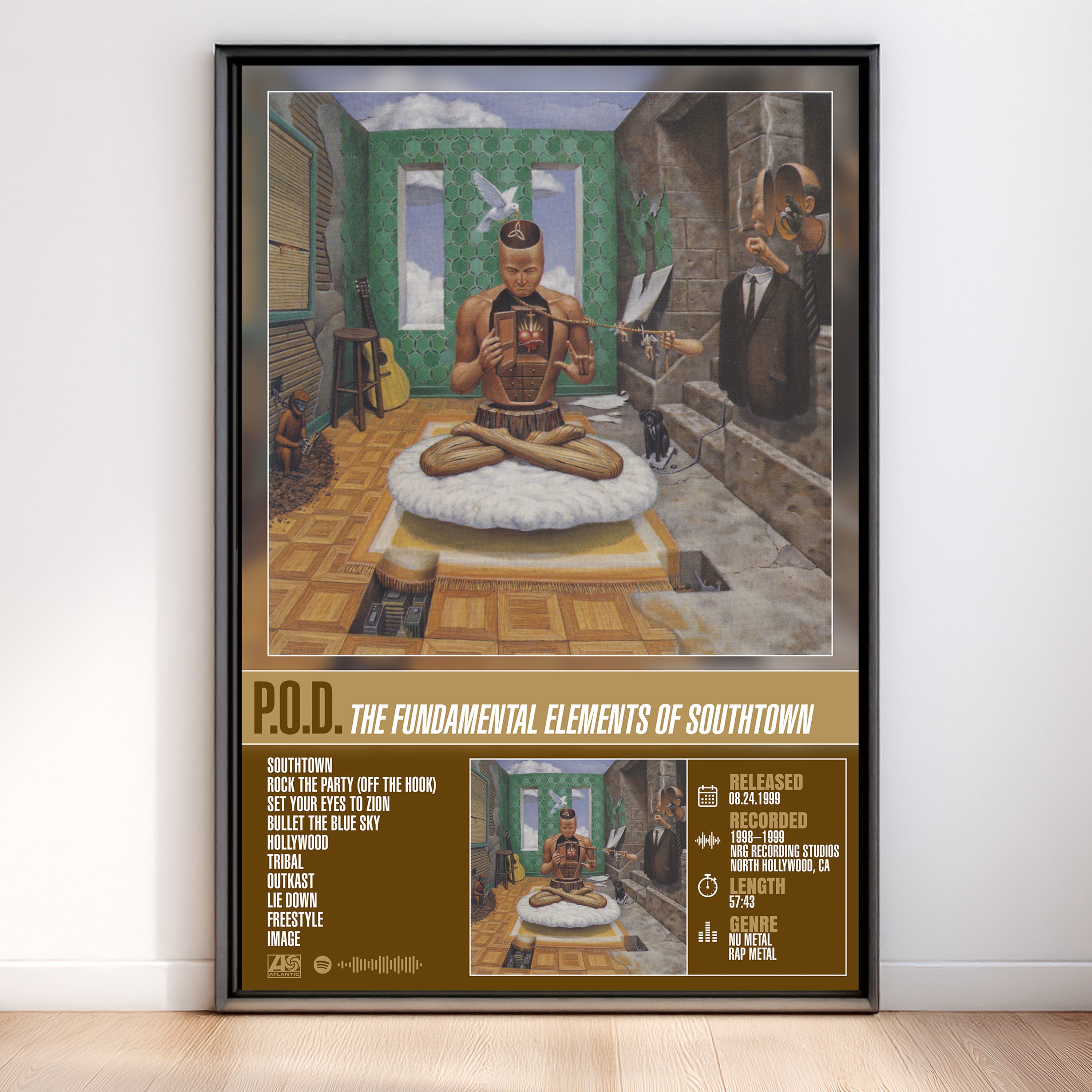 P.O.D. - The Fundamental Elements of Southtown | Album Poster (Digital Download)