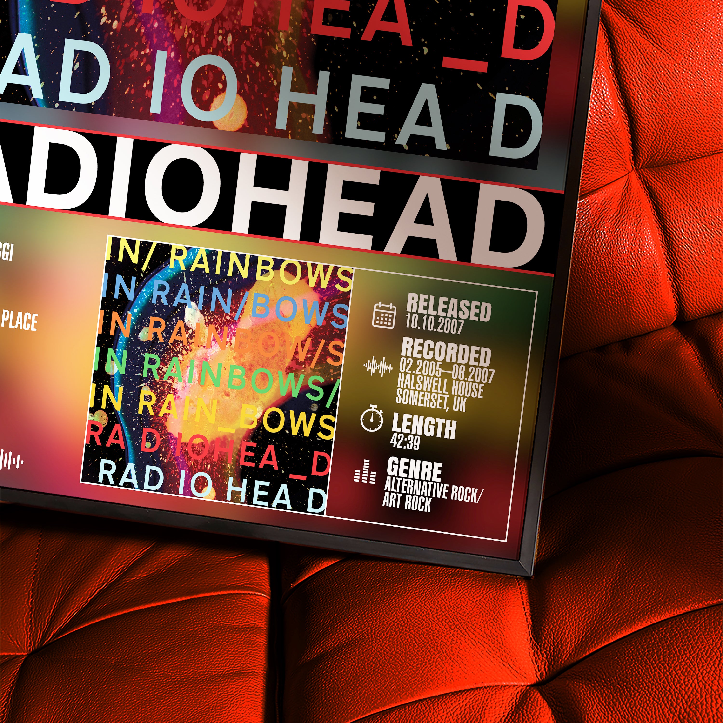 Radiohead - In Rainbows | Album Poster