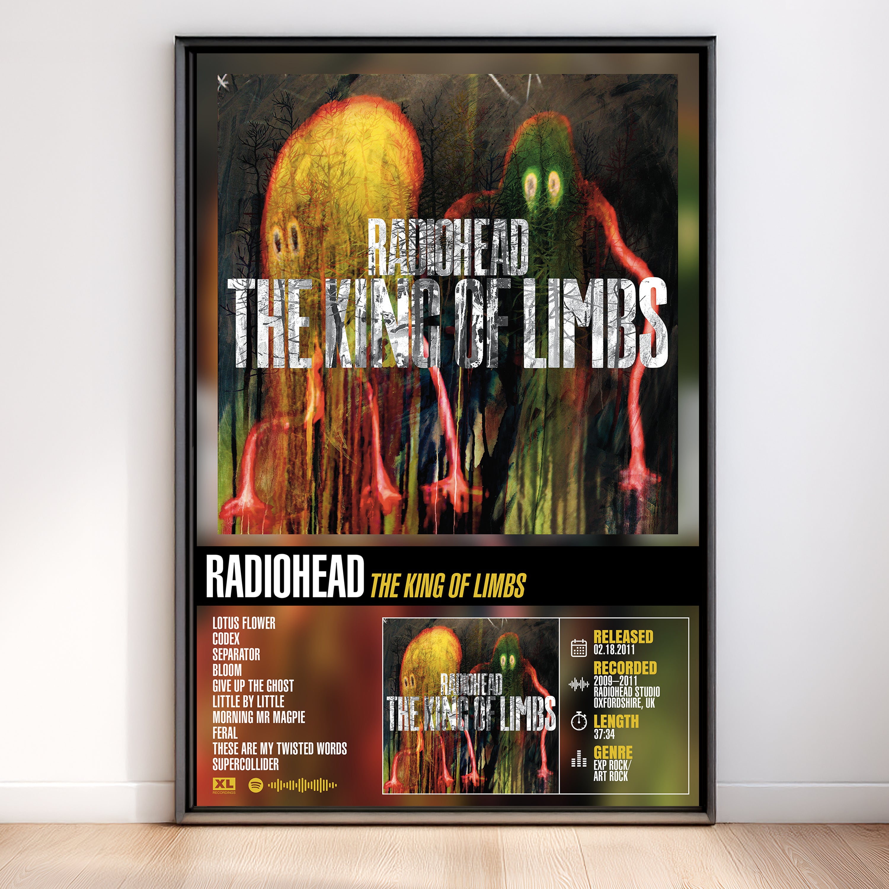 Radiohead - The King of Limbs | Album Poster