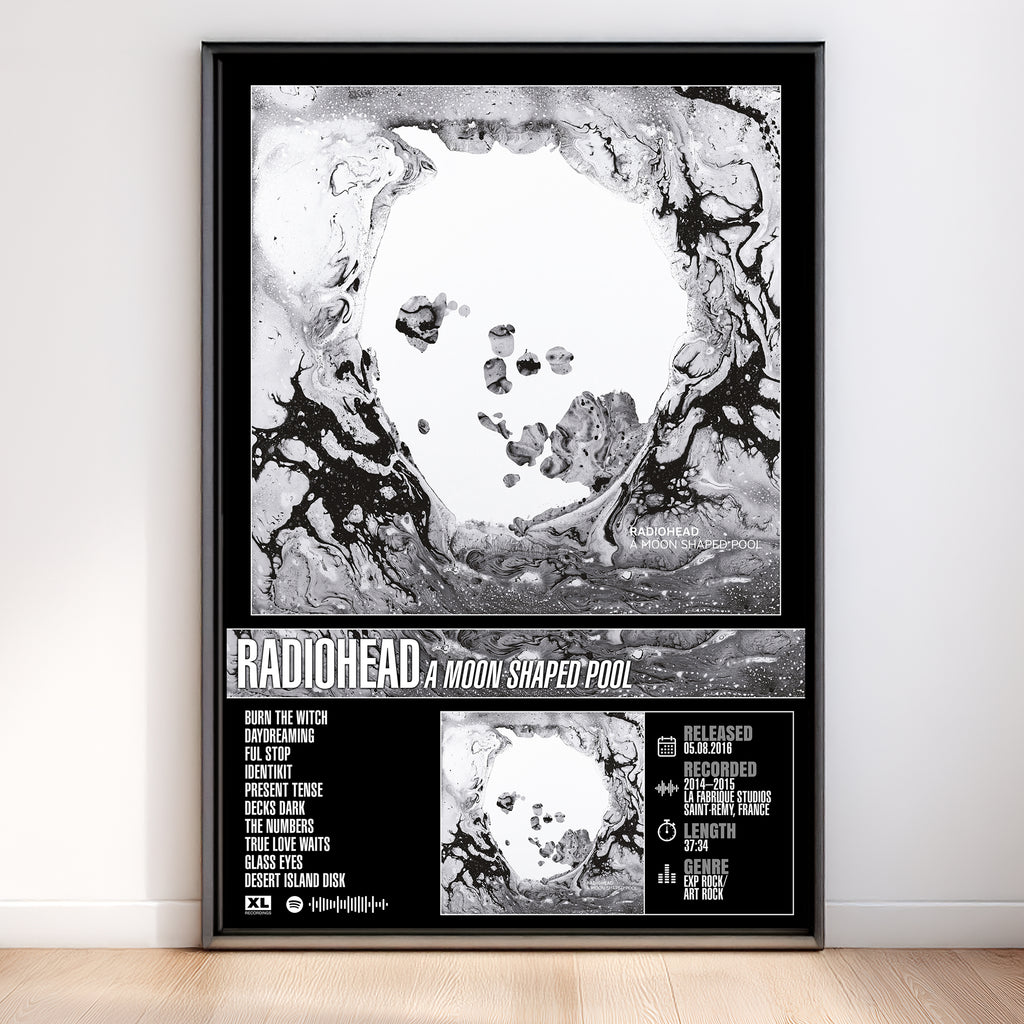 Radiohead - A Moon Shaped Pool | Album Poster