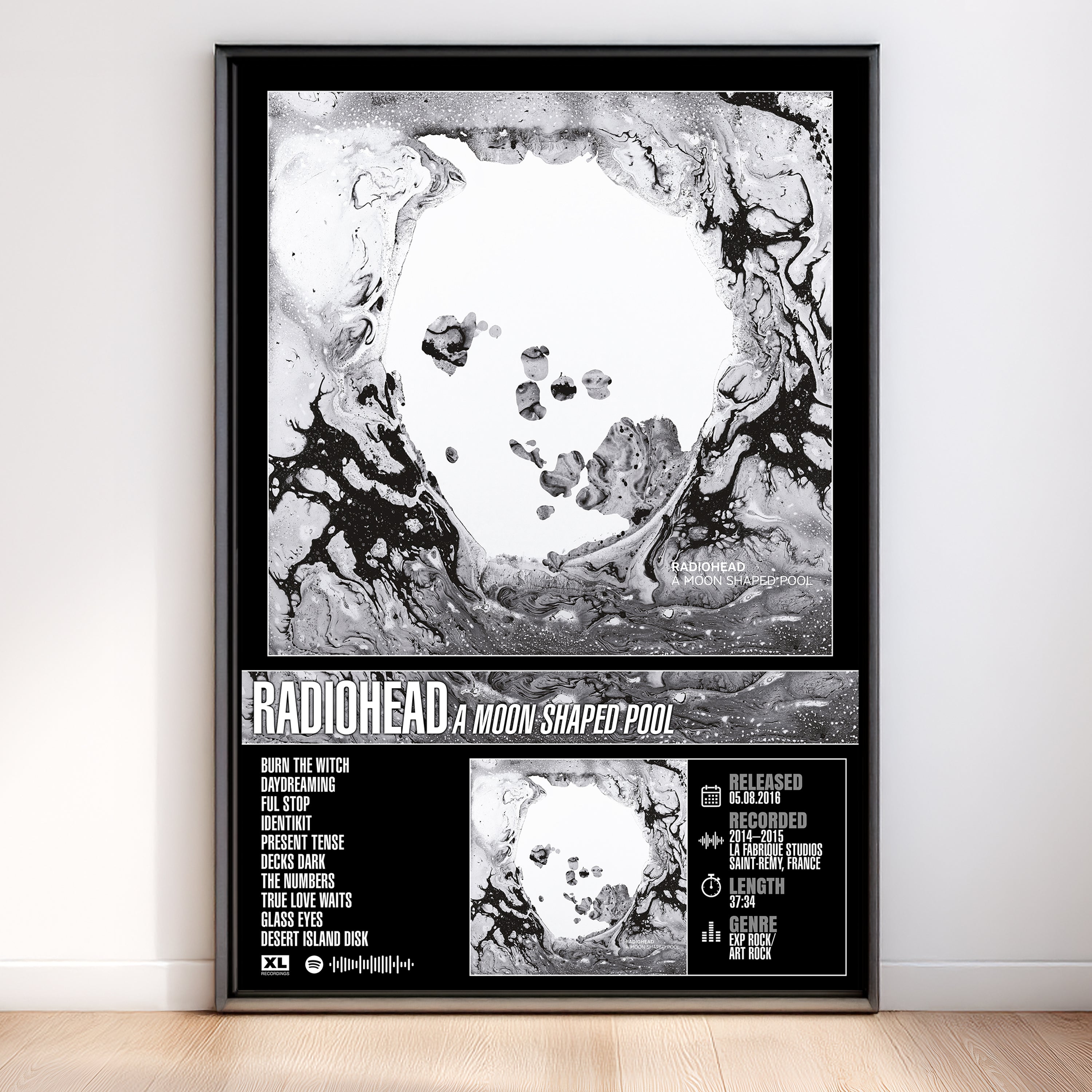 Radiohead - A Moon Shaped Pool | Album Poster