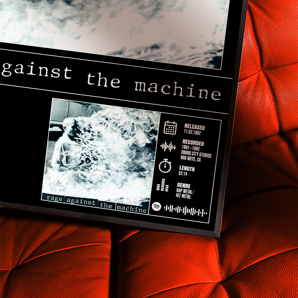 Rage Against The Machine | Tracklist Poster