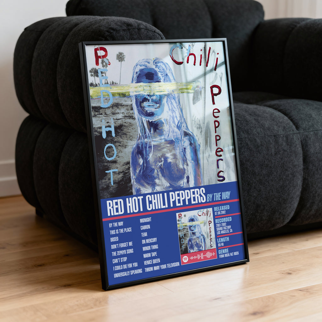 Red Hot Chili Peppers – By the Way | Tracklist Poster