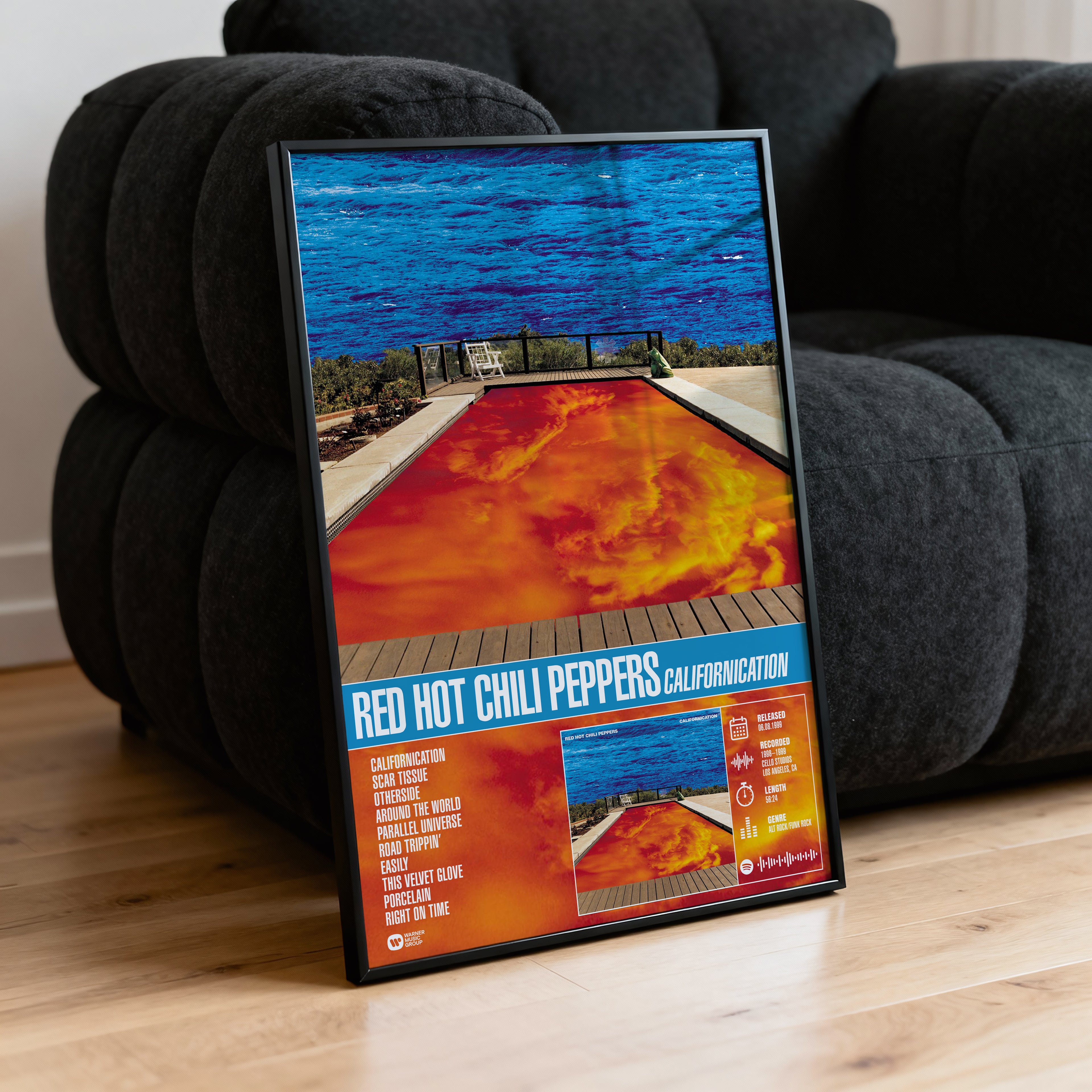 Red Hot Chili Peppers – Californication | Tracklist Poster