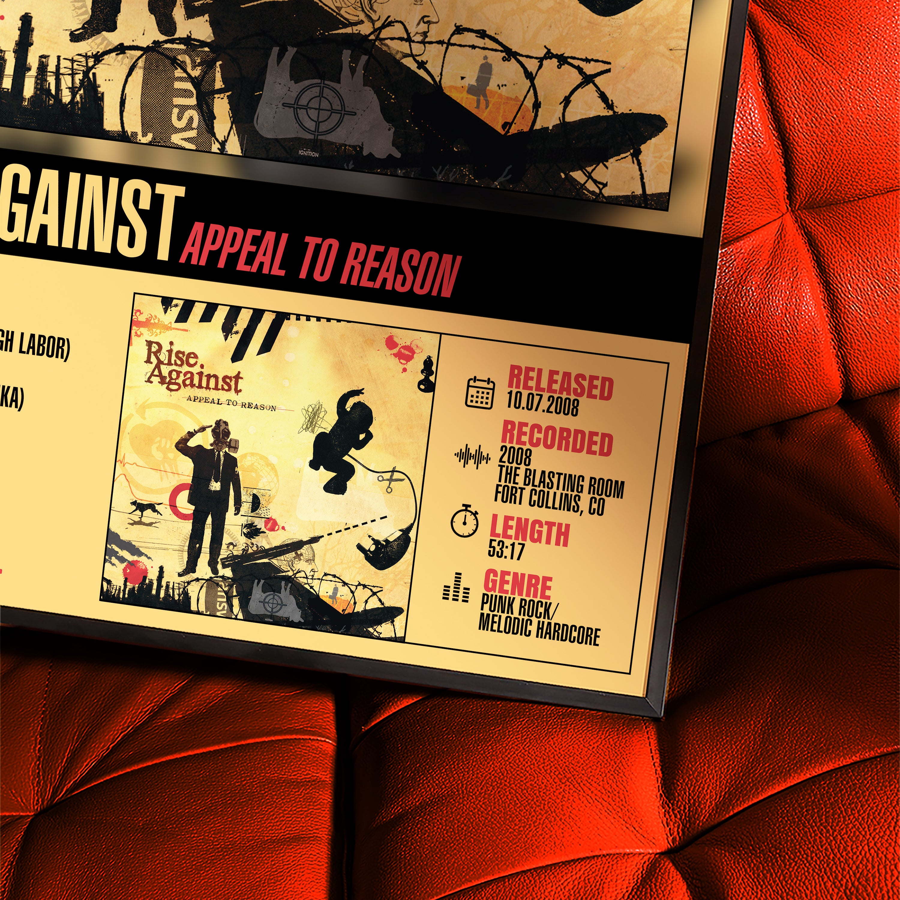 Rise Against - Appeal to Reason | Album Poster