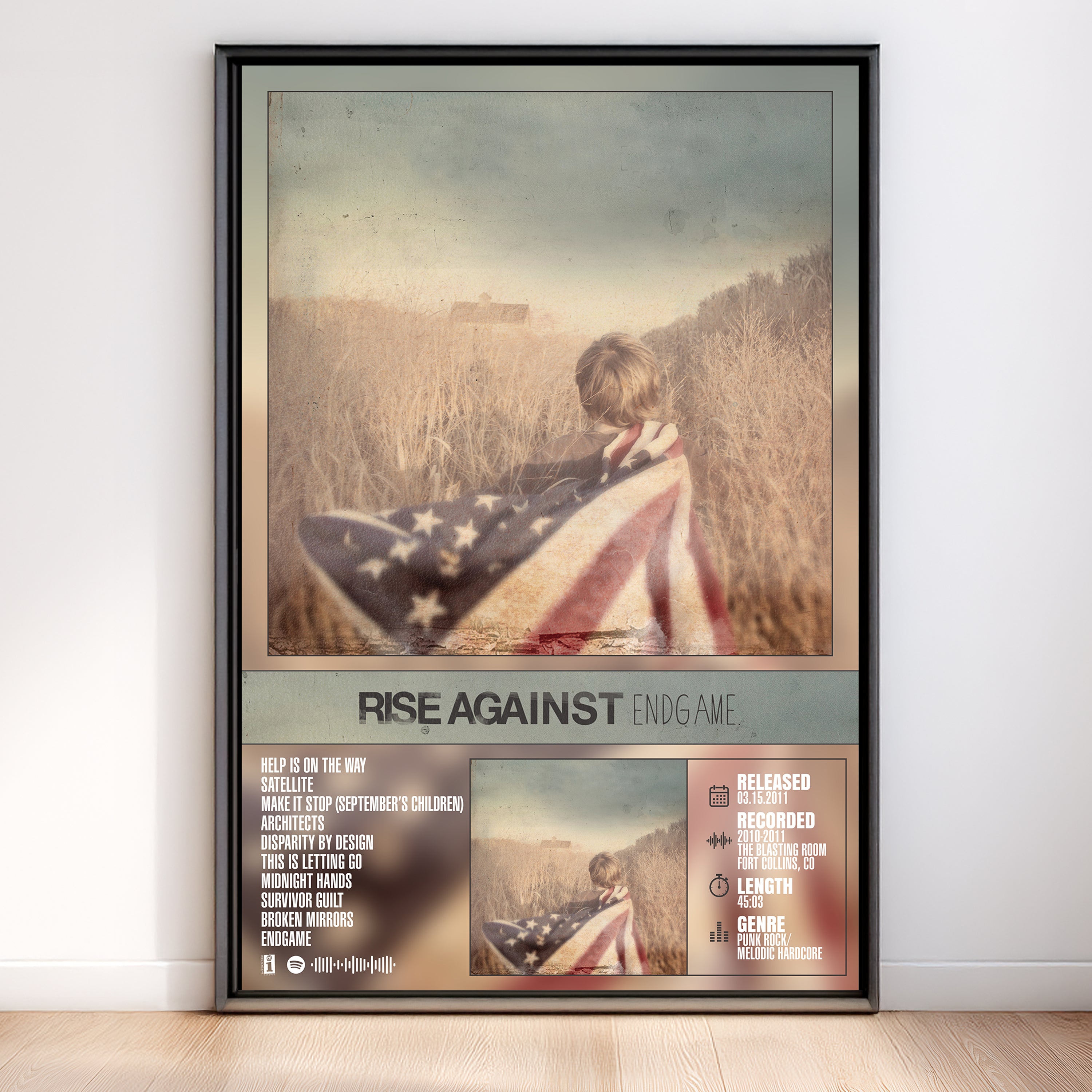 Rise Against - Endgame | Album Poster