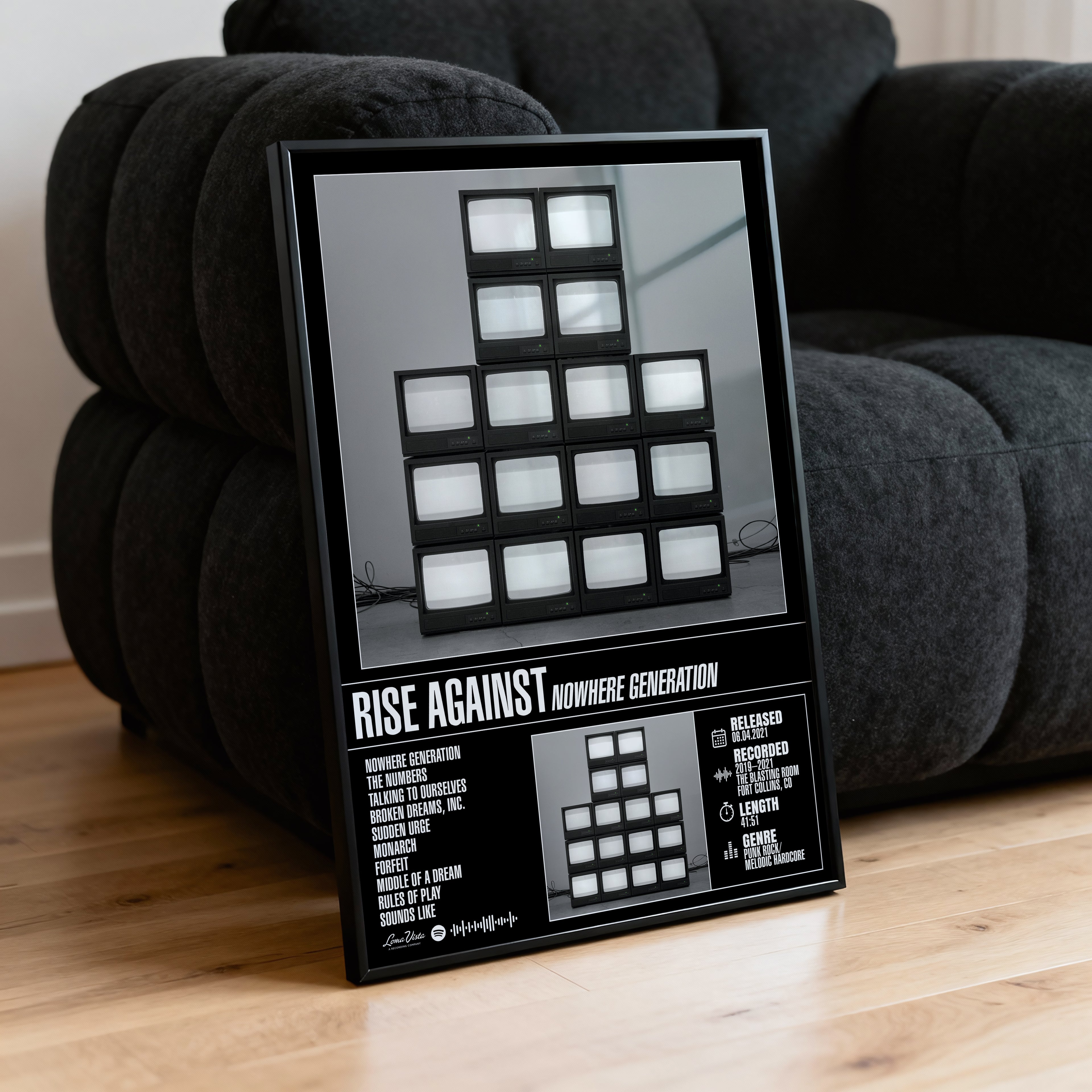 Rise Against - Nowhere Generation | Tracklist Poster