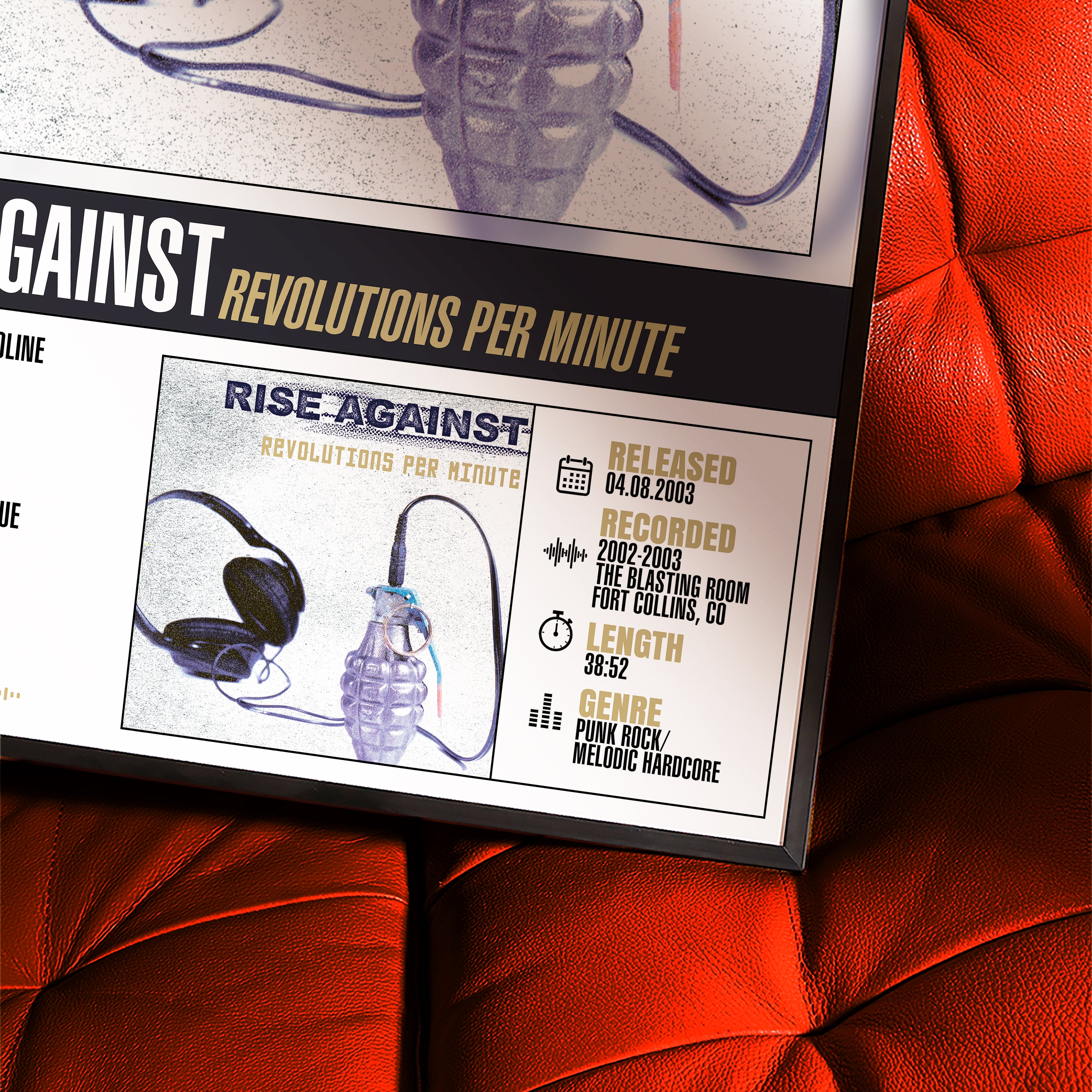 Rise Against - Revolutions per Minute (RPM) | Album Poster