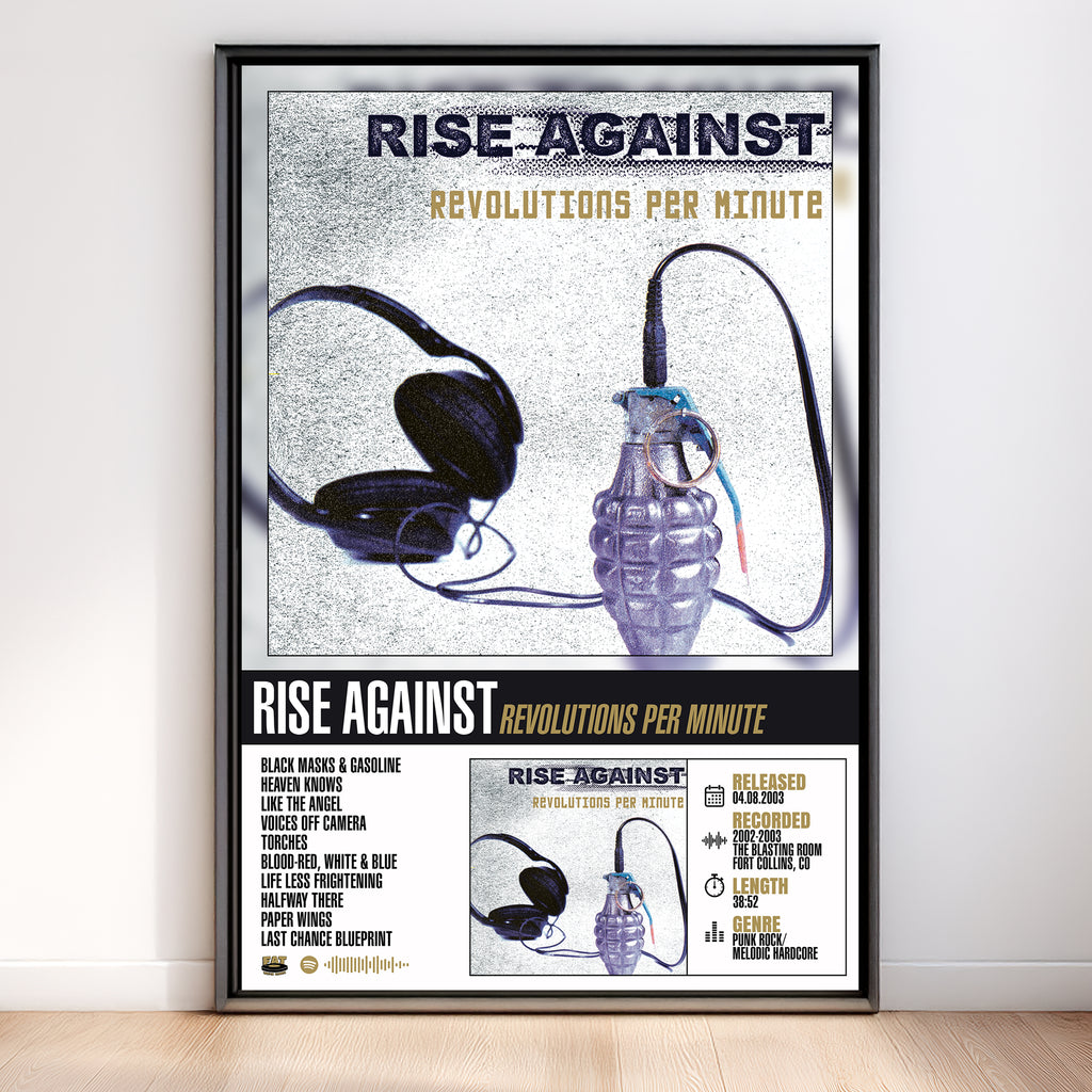 Rise Against - Revolutions per Minute (RPM) | Album Poster