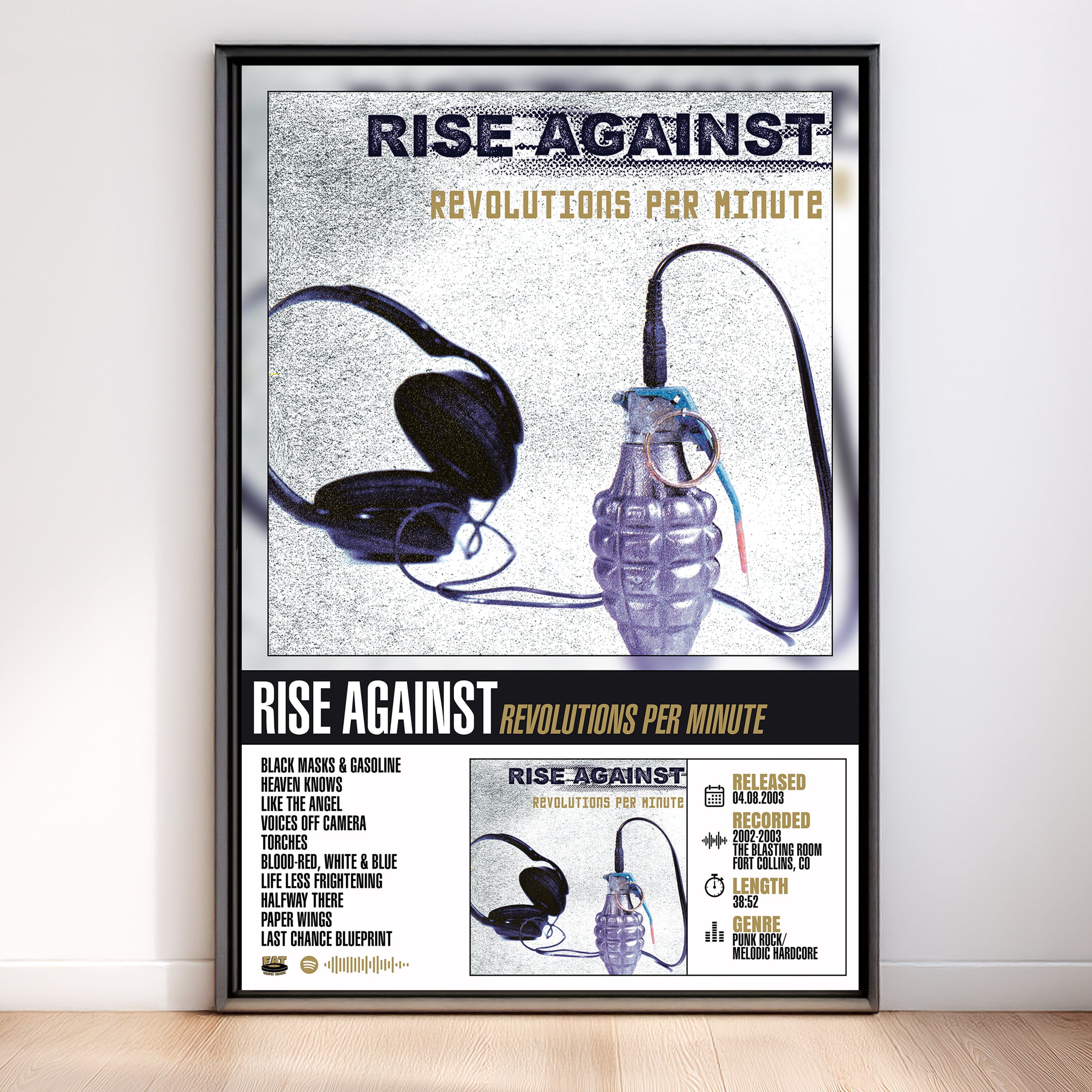 Rise Against - Revolutions per Minute (RPM) | Album Poster