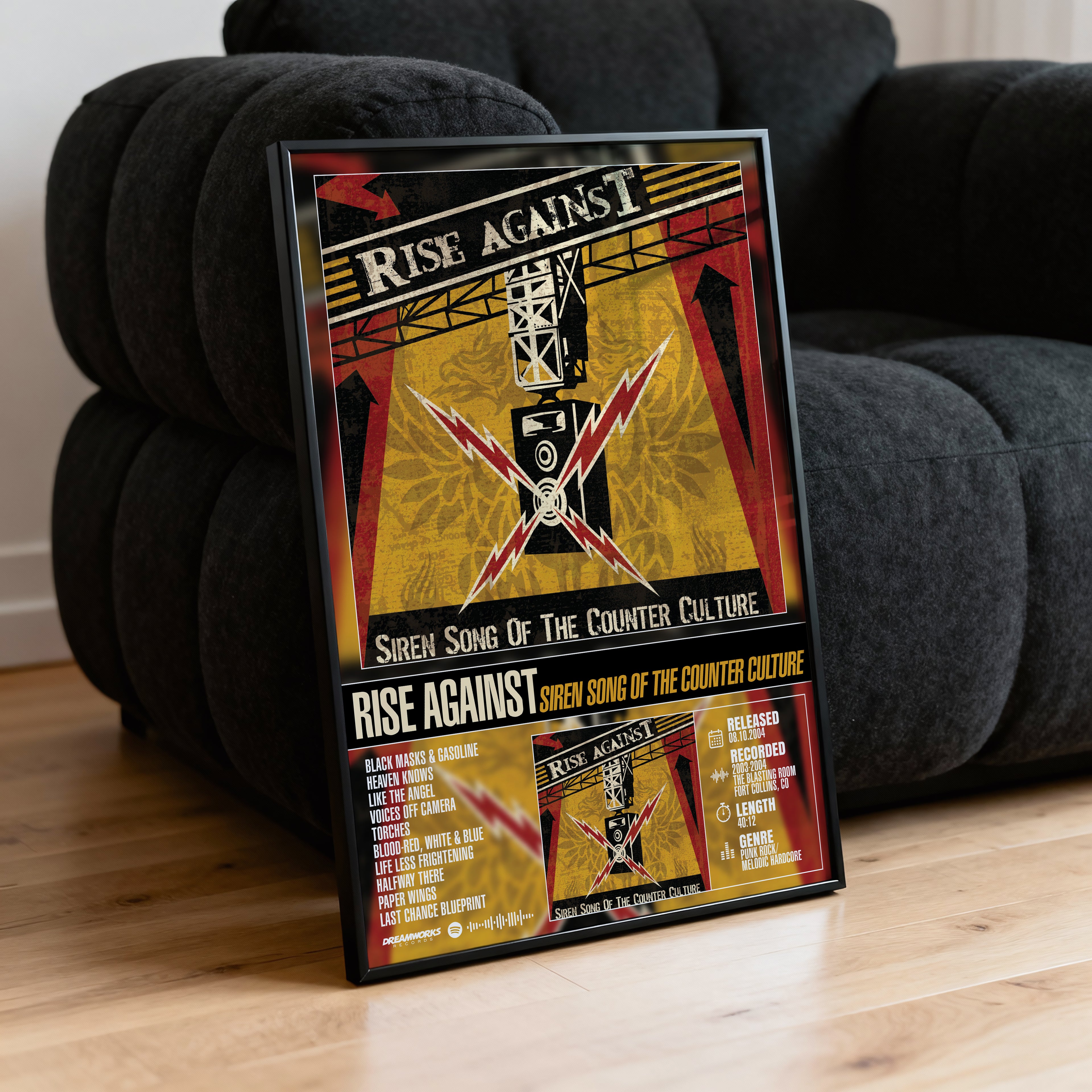 Rise Against - Siren Song of the Counter Culture | Album Poster