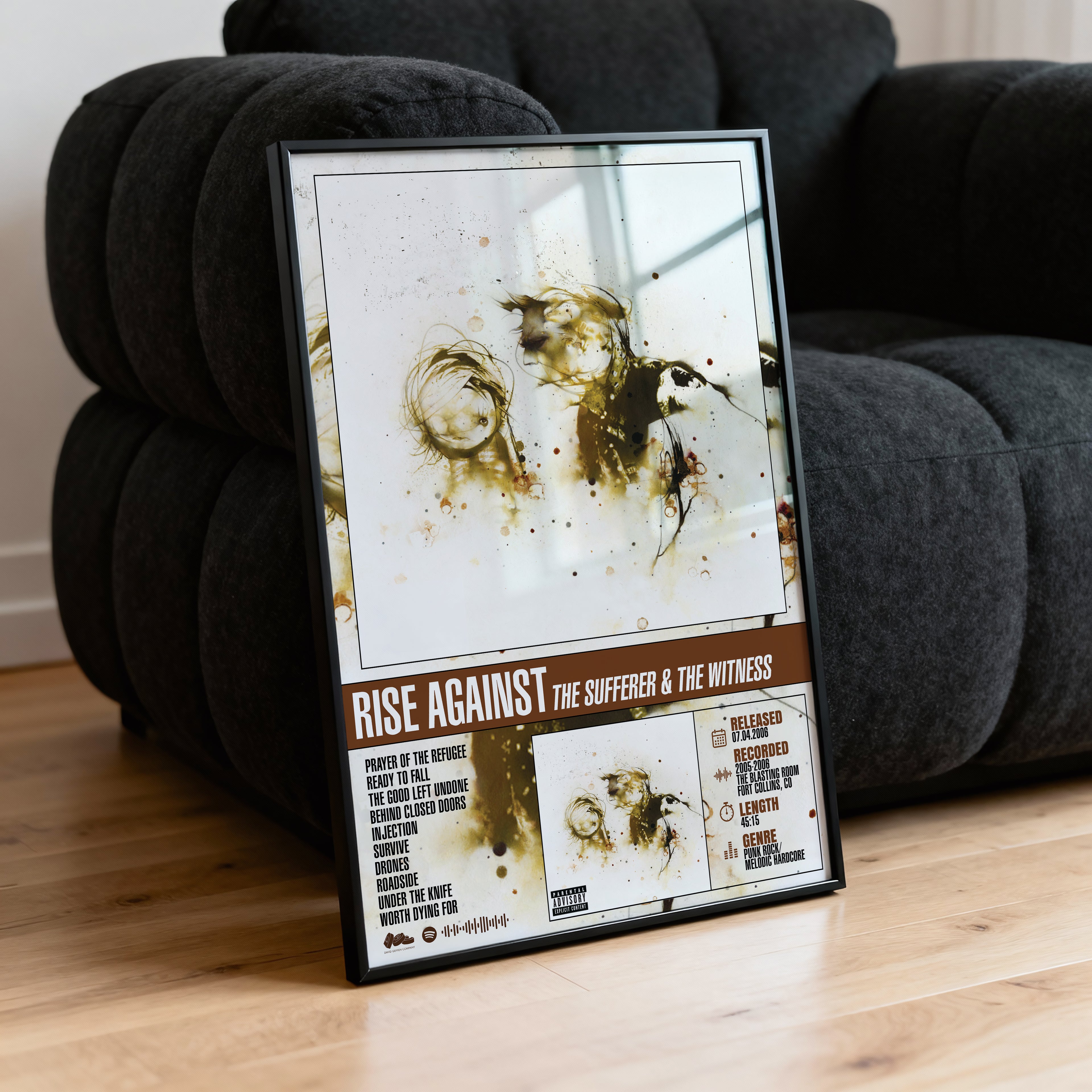 Rise Against - The Sufferer & the Witness | Album Poster