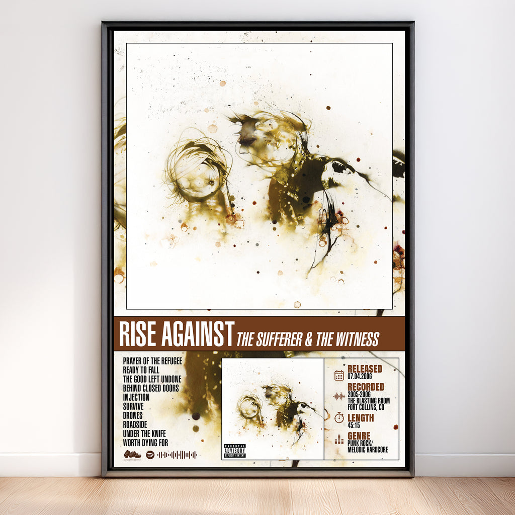 Rise Against - The Sufferer & the Witness | Album Poster