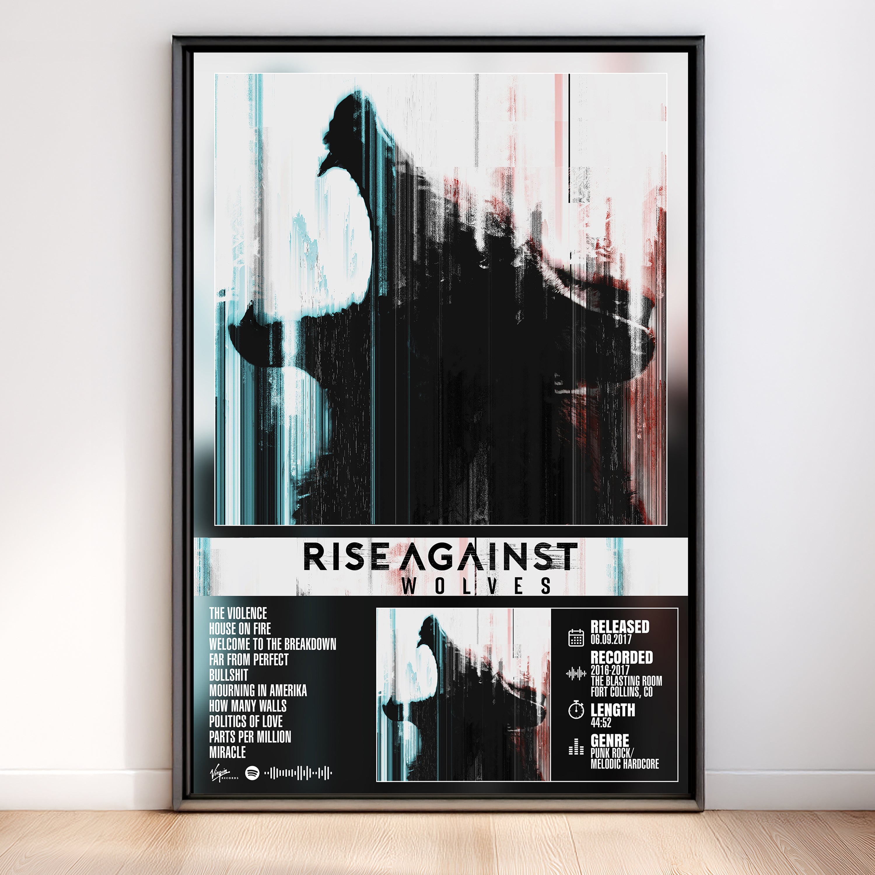 Rise Against - Wolves | Album Poster