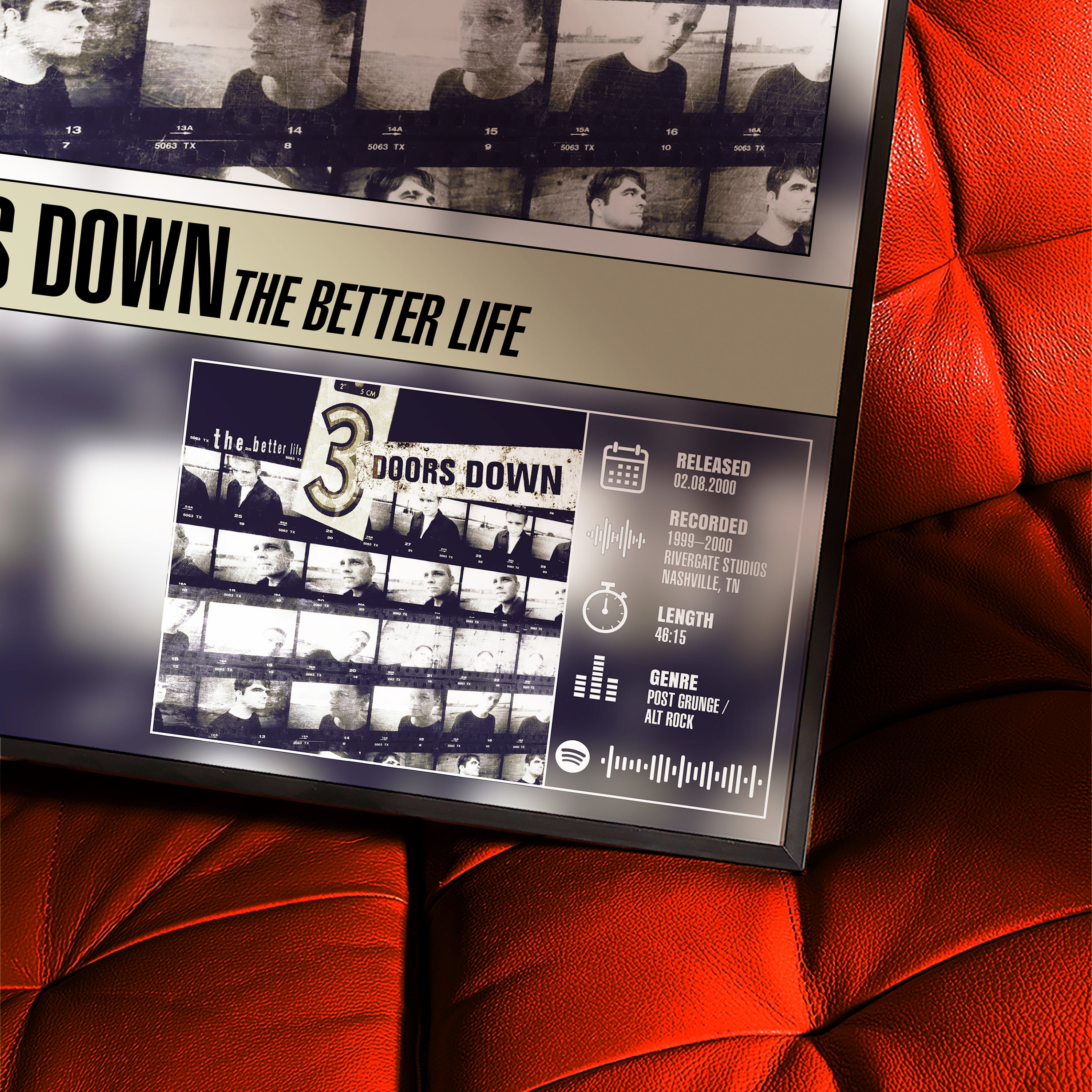 3 Doors Down - The Better Life | Tracklist Poster