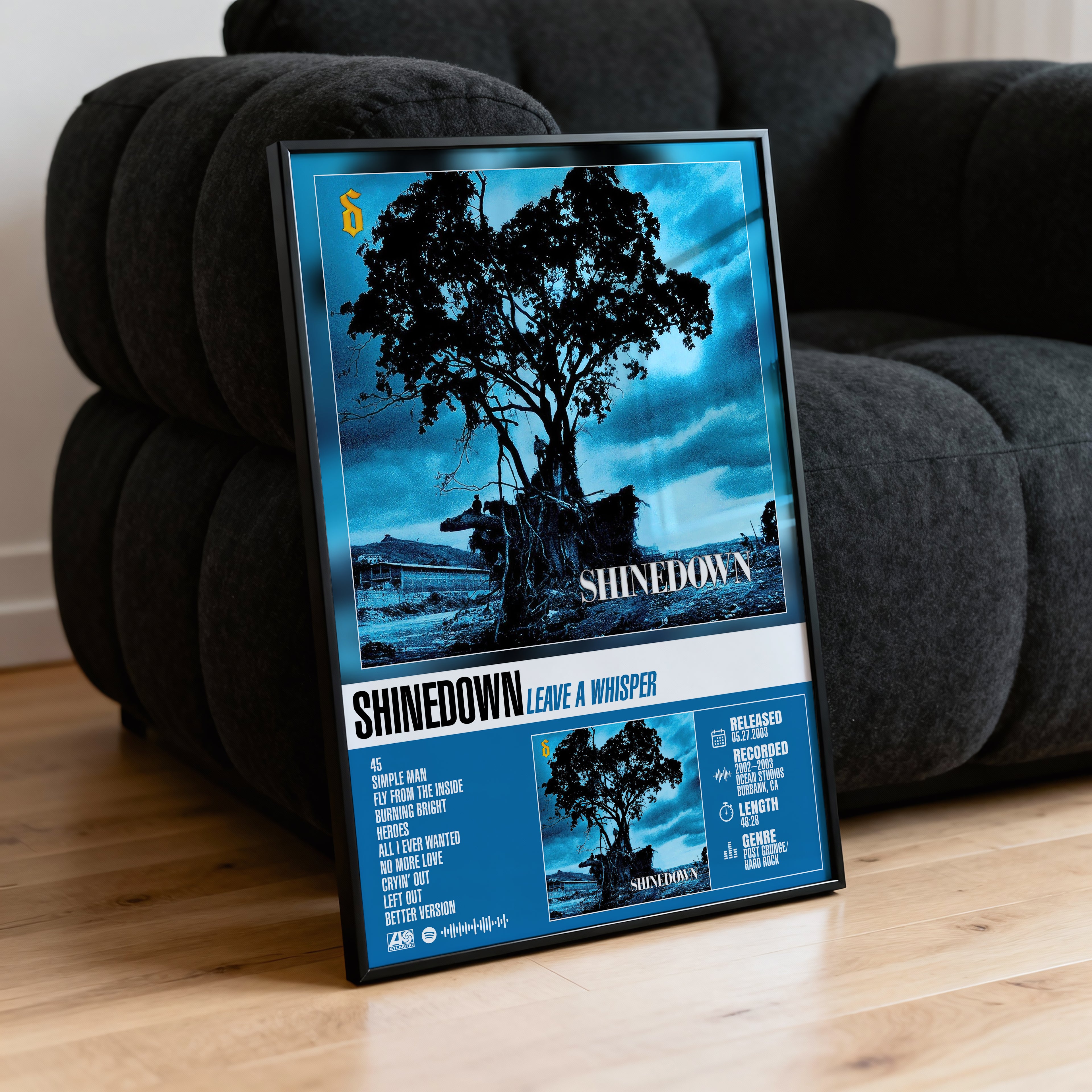 Shinedown - Leave A Whisper | Tracklist Poster
