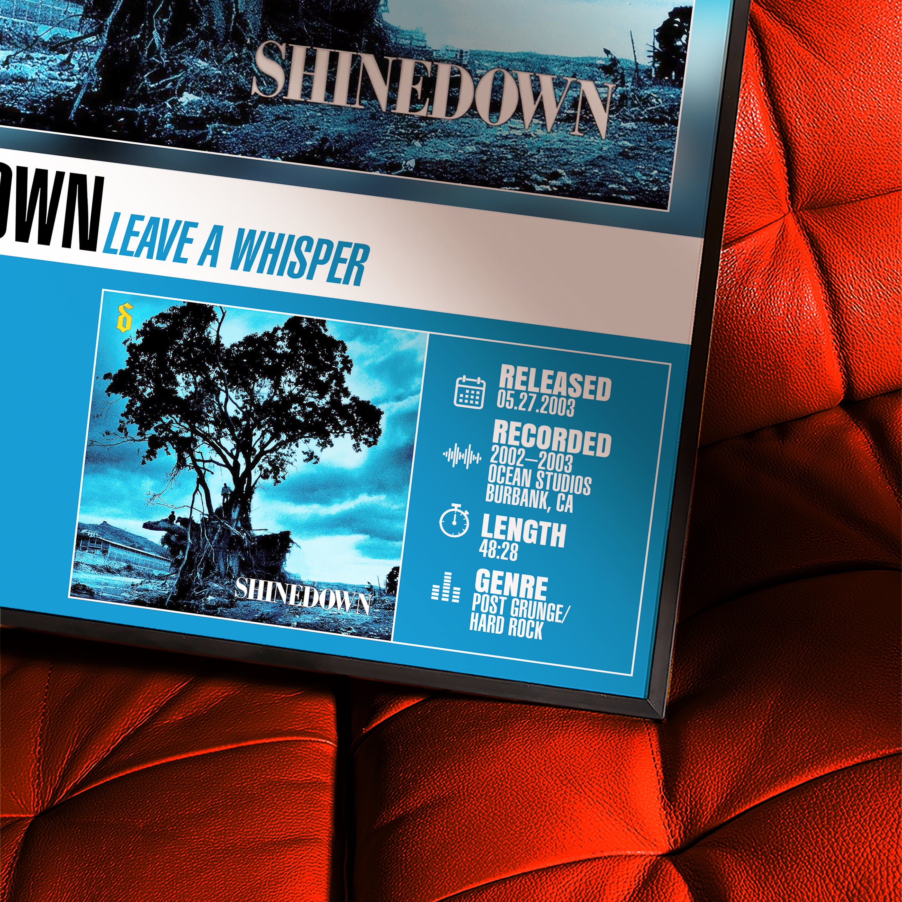 Shinedown - Leave A Whisper | Tracklist Poster