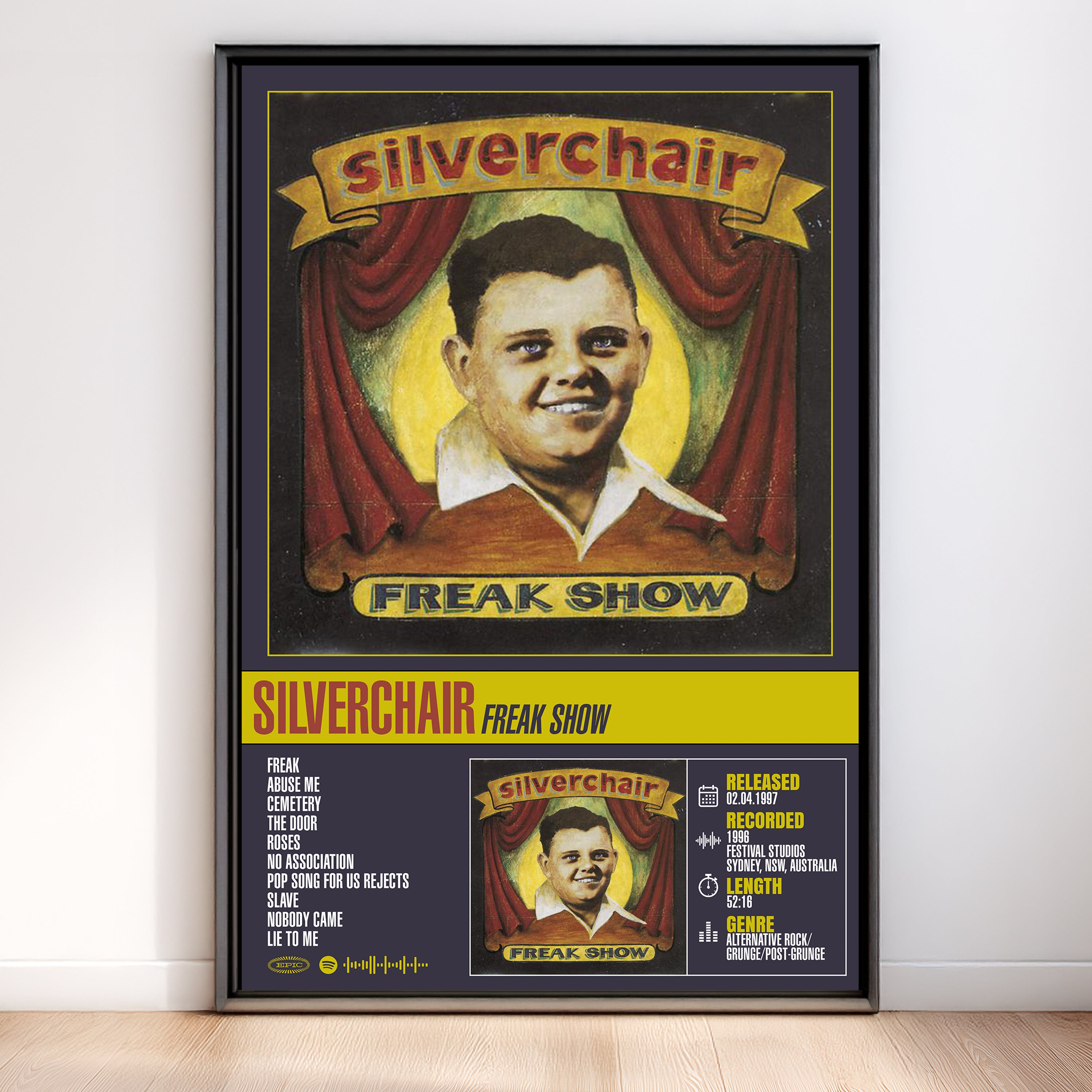 Silverchair - Freak Show | Album Poster