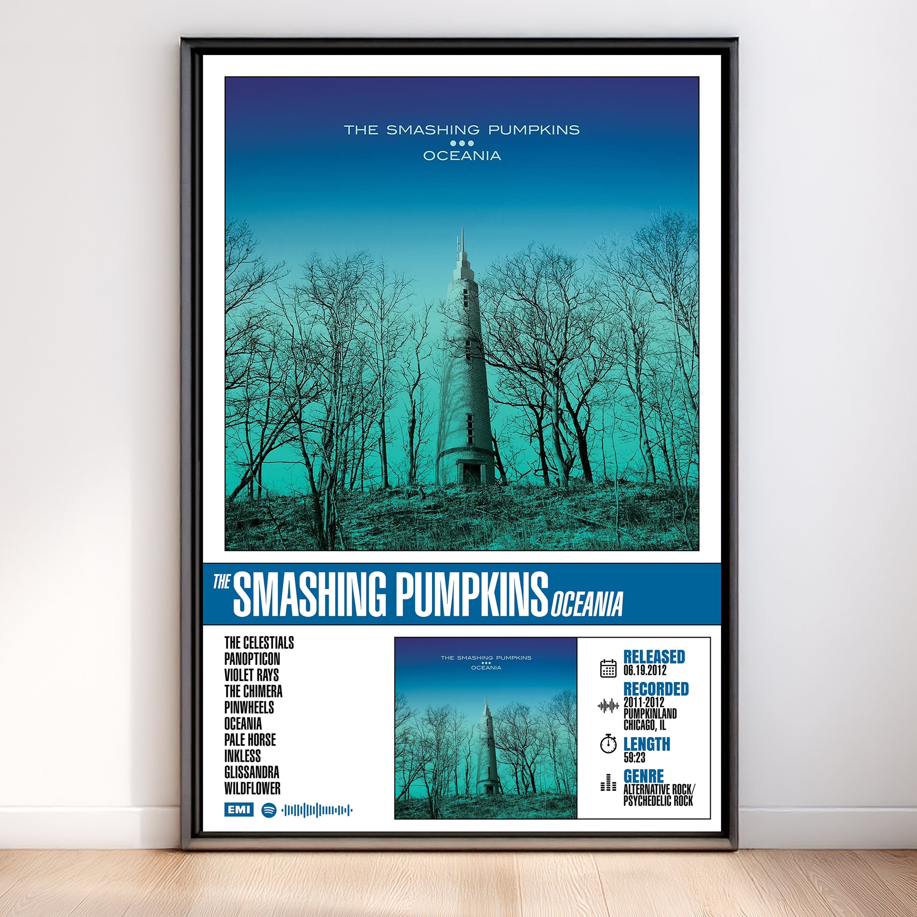 The Smashing Pumpkins – Oceania | Album Poster