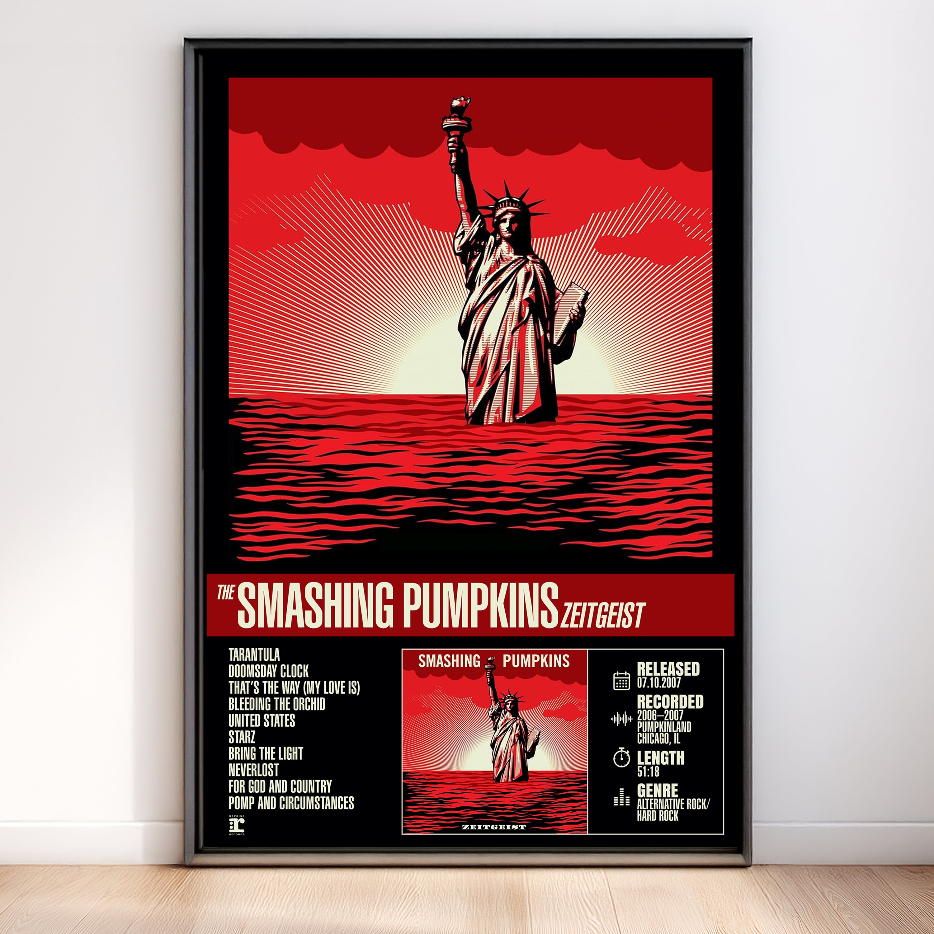 The Smashing Pumpkins – Zeitgeist | Album Poster
