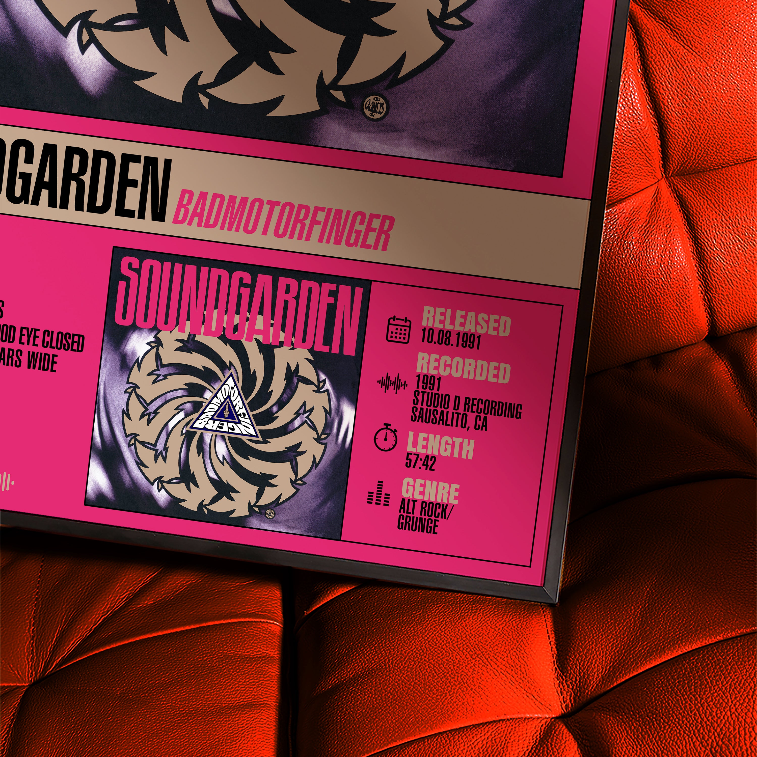 Soundgarden – Badmotorfinger | Album Poster